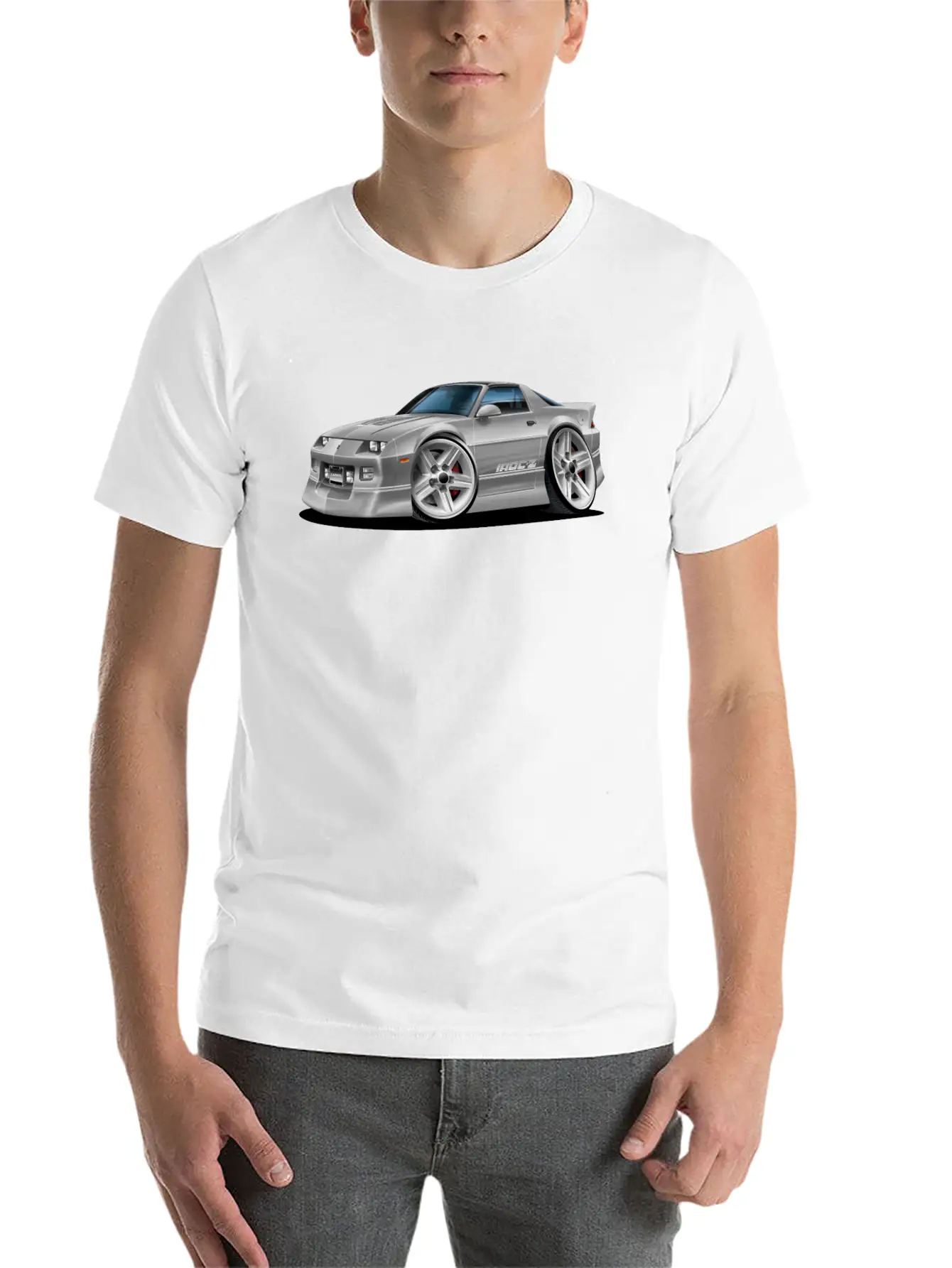 1982-92 Chevy Camaro Silver Car Stylish Everyday T-Shirt – Unisex Basic Cotton Tee