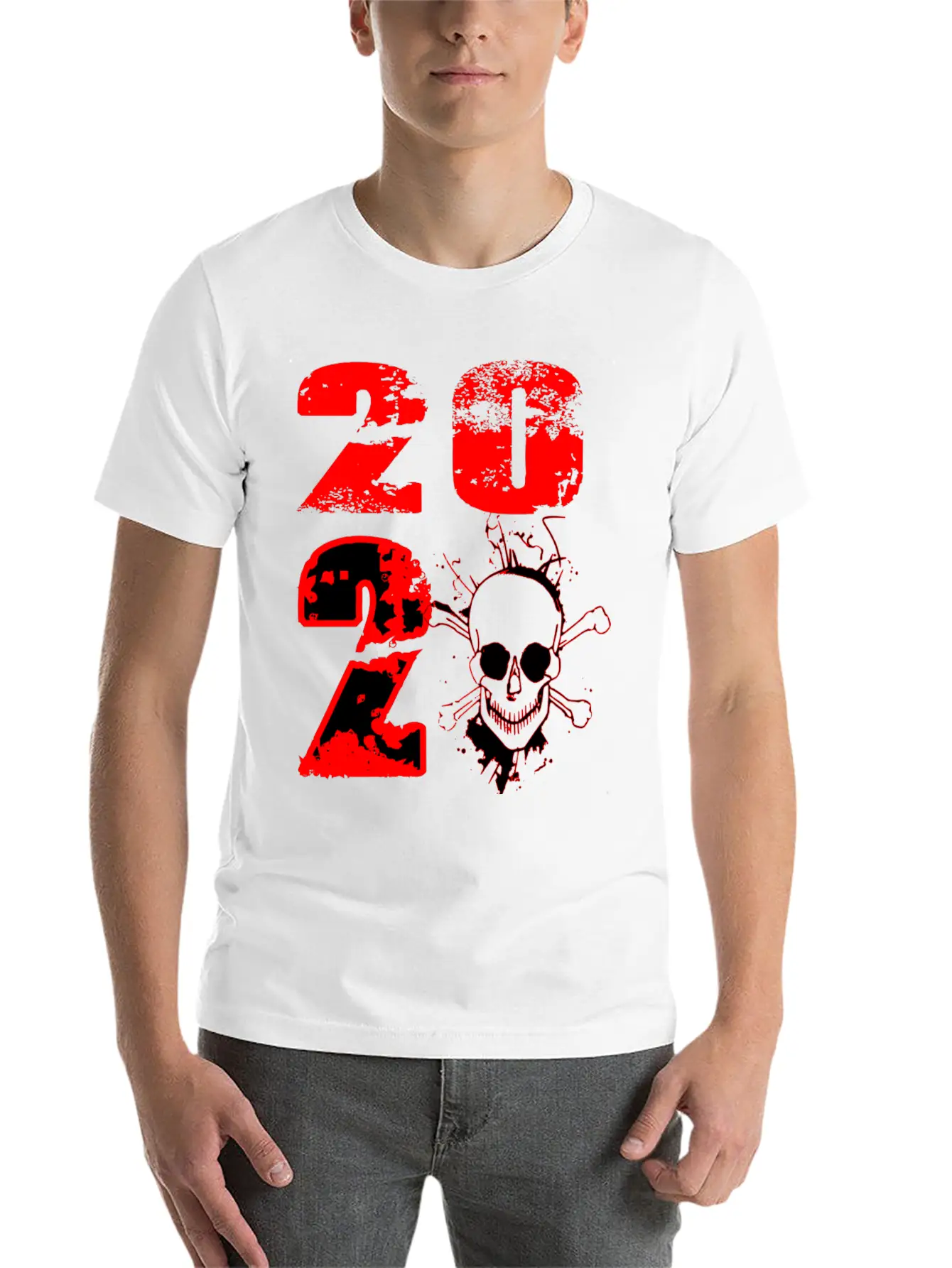 2020 - Skull Casual Graphic T-Shirt – Simple And Comfortable Daily Wear
