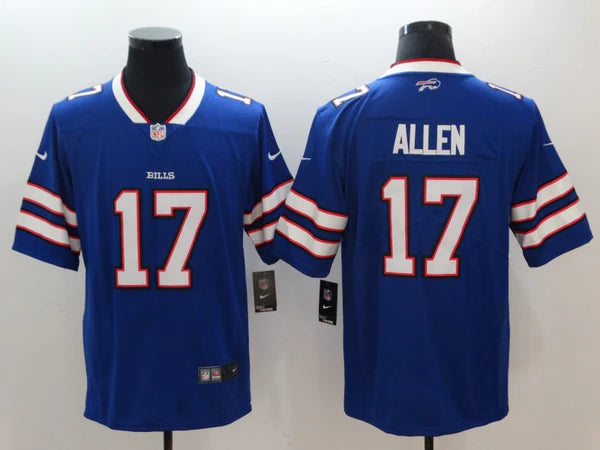 Men's Buffalo Bills Josh Allen #17 Blue Team Limited Player Jersey