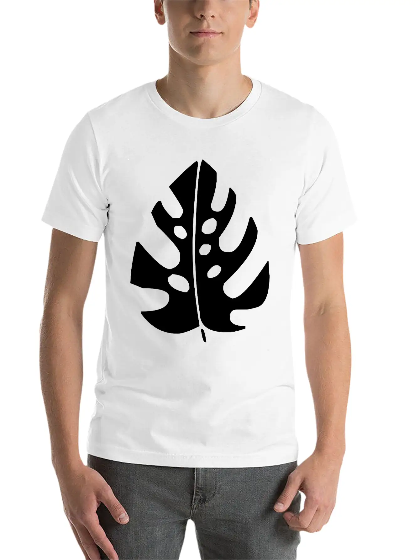 A Fern Leaf Simple Everyday Graphic Tee – Lightweight Summer Wear