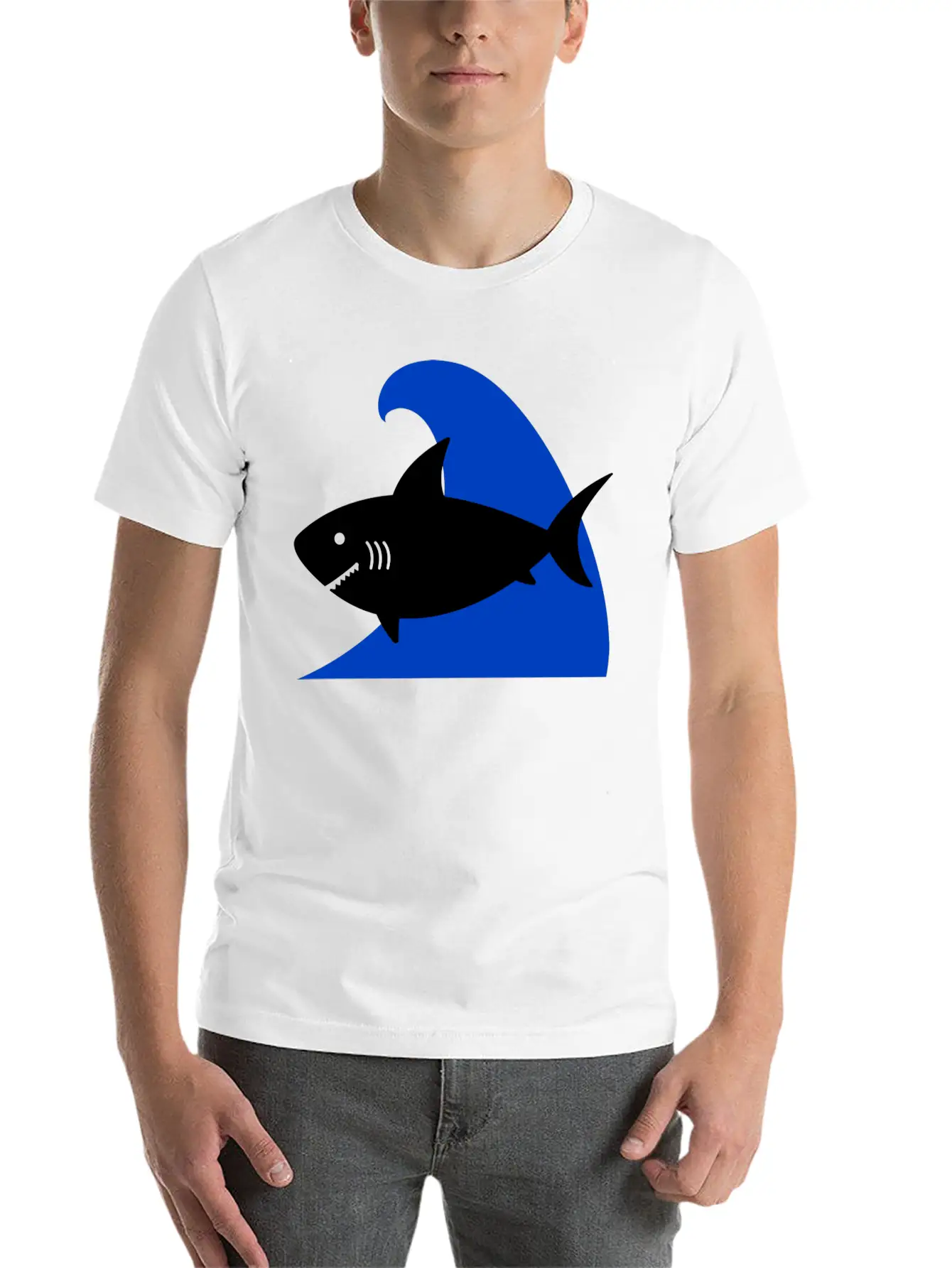 A Shark Stylish Everyday T-Shirt – Unisex Basic Cotton Tee