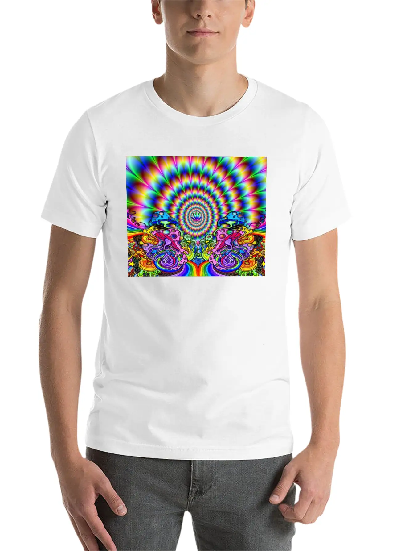 Acid Trip Basic Graphic T-Shirt – Daily Comfort In Soft Cotton