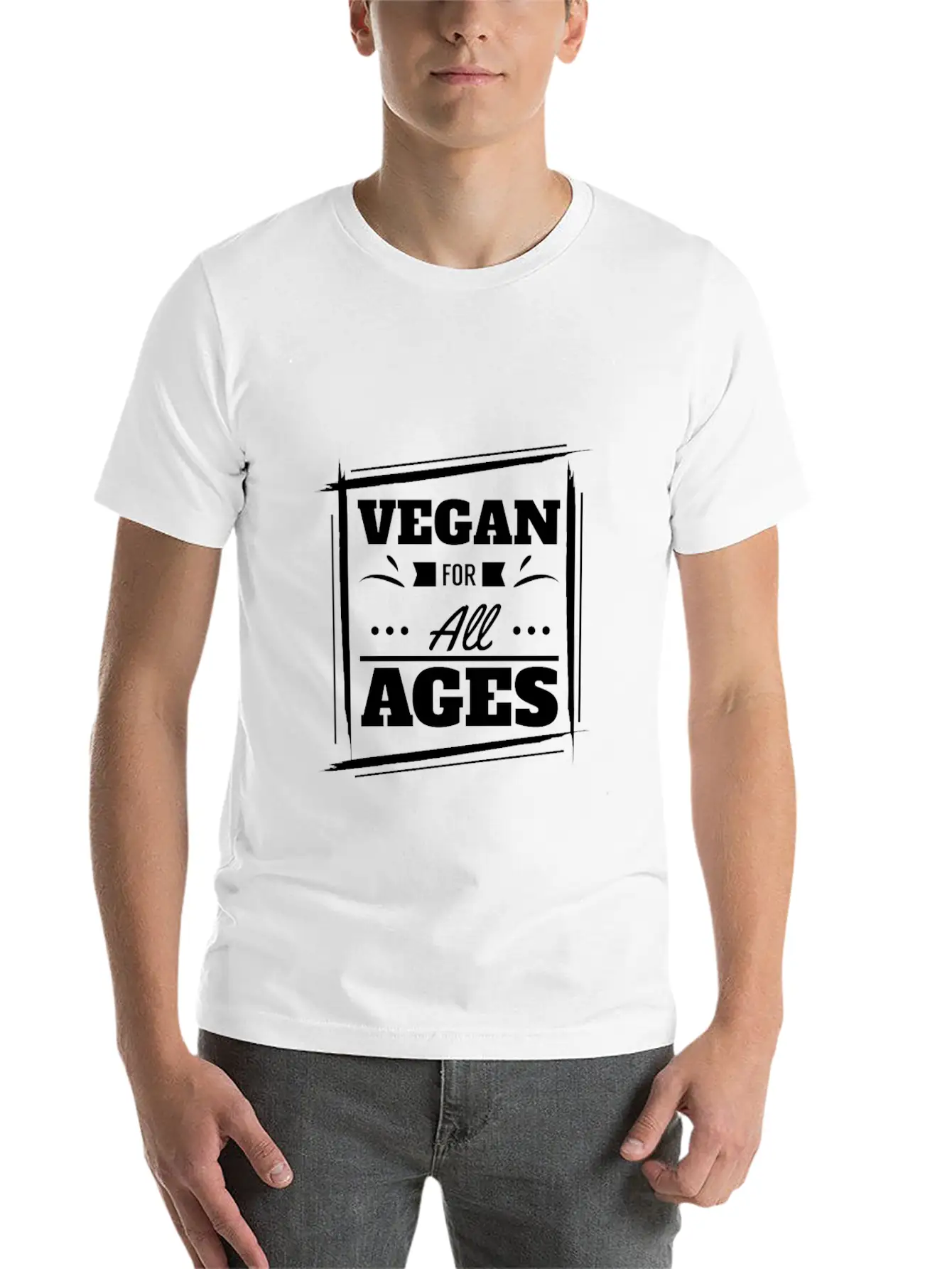 Ages Vegan Gift Idea Stylish Everyday T-Shirt – Unisex Basic Cotton Tee