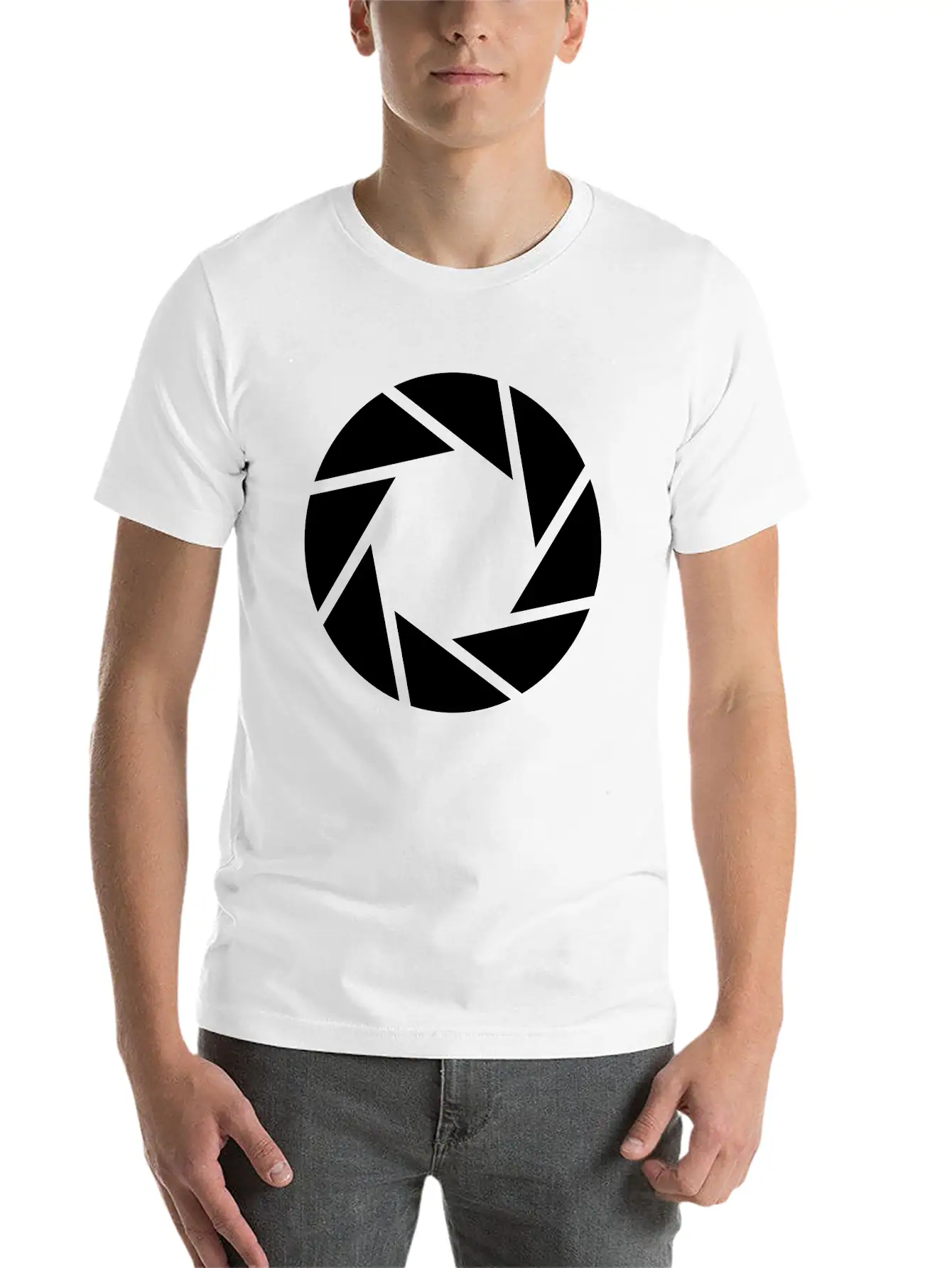 Aperture V1 Classic Crew Neck Graphic Tee – Everyday Minimal Look
