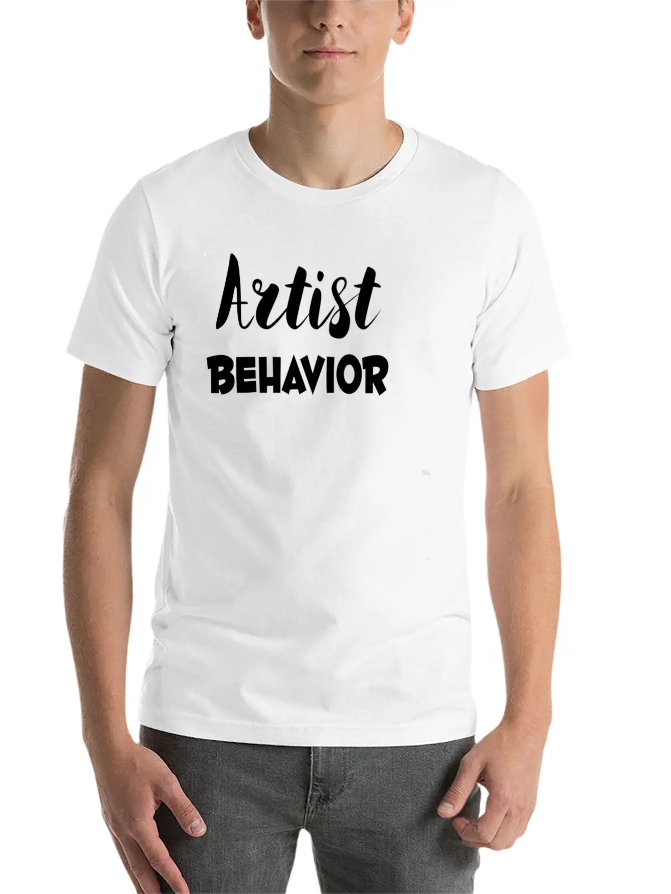 Artist Behavior Basic Graphic T-Shirt – Daily Comfort In Soft Cotton