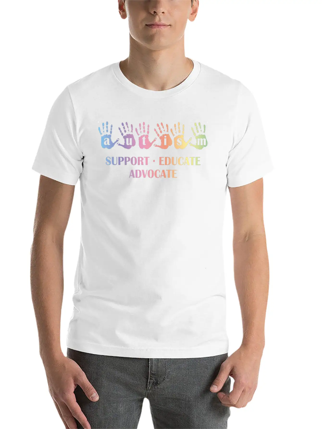 Autism Awareness Basic Graphic T-Shirt – Daily Comfort In Soft Cotton