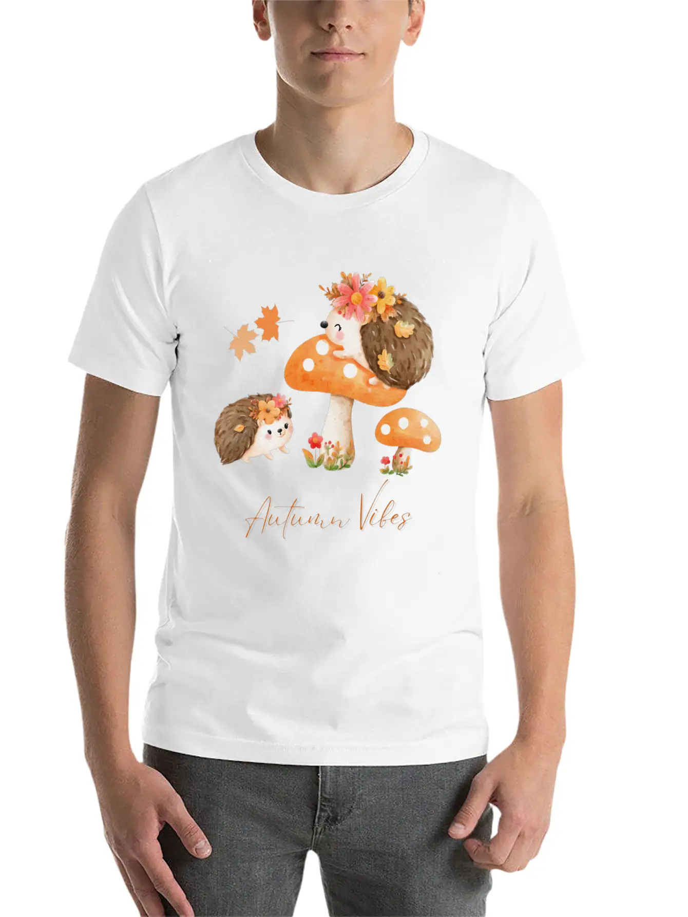 Autumns Vibes Stylish Everyday T-Shirt – Unisex Basic Cotton Tee