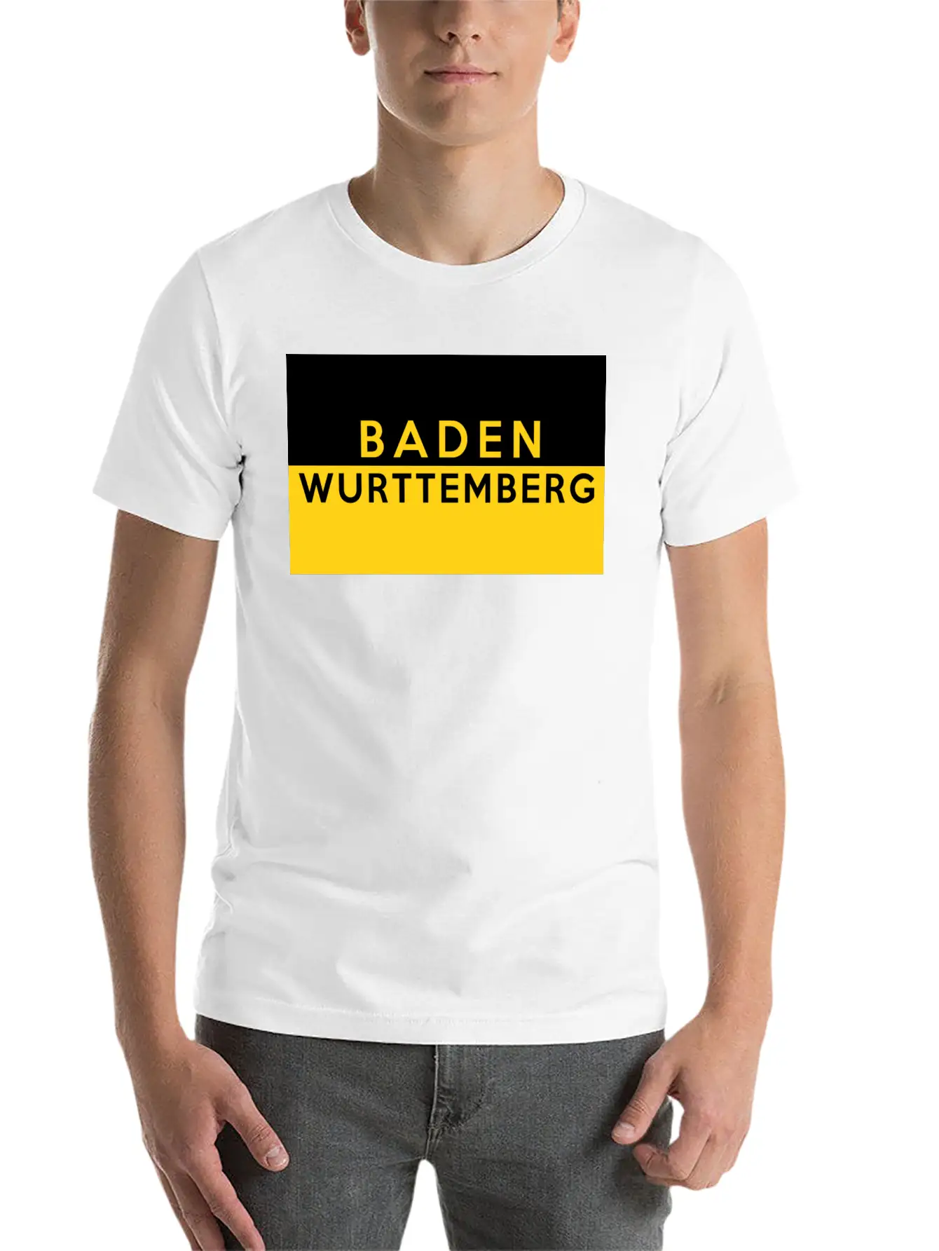 Baden Wurttemberg Flag Stylish Everyday T-Shirt – Unisex Basic Cotton Tee