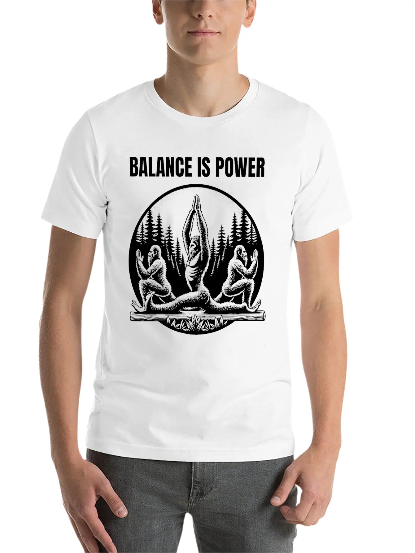 Balance Is Power Stylish Everyday T-Shirt – Unisex Basic Cotton Tee