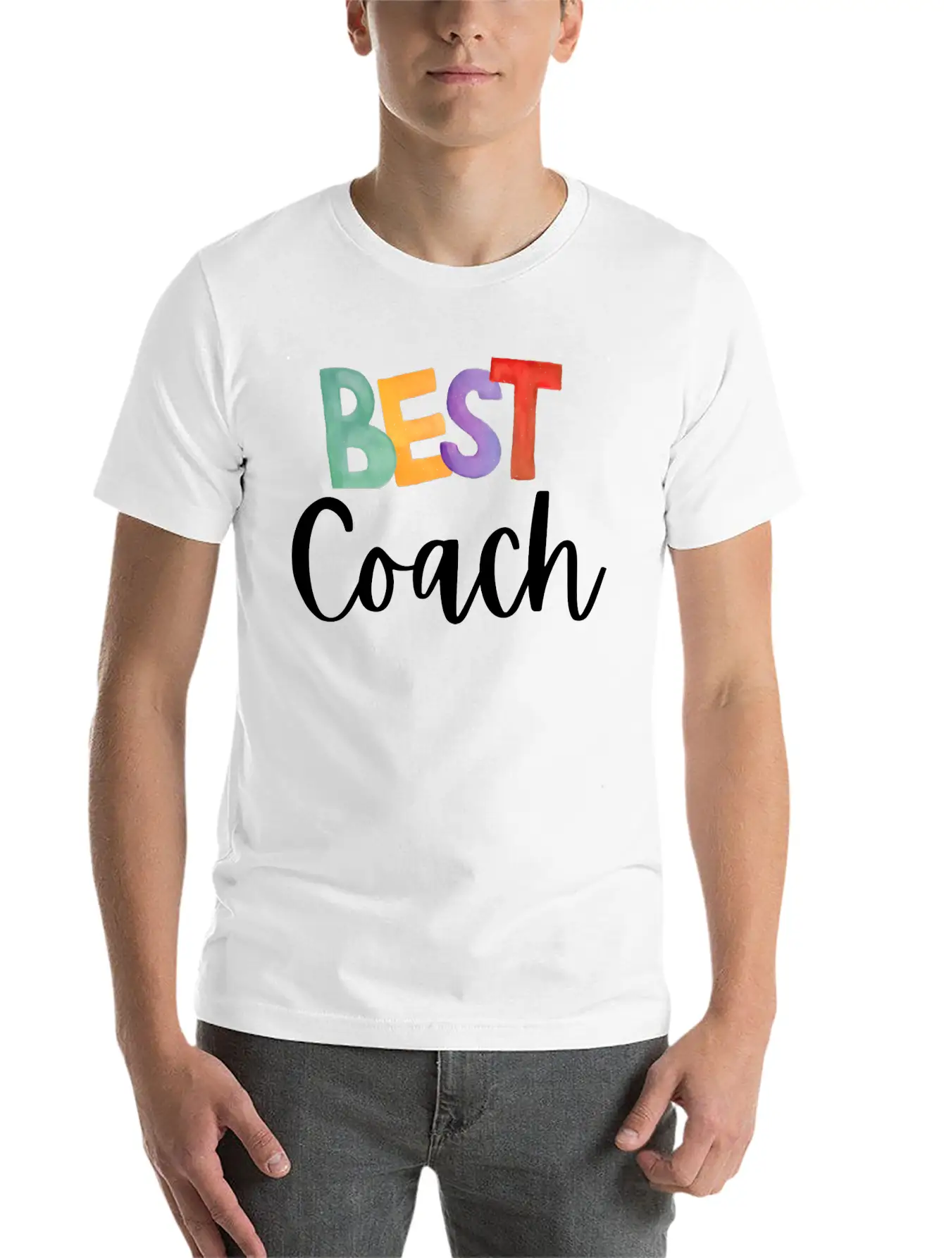Best Coach Teacher Stylish Everyday T-Shirt – Unisex Basic Cotton Tee