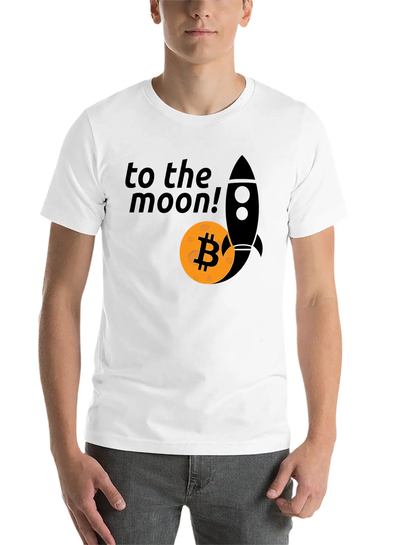Bitcoin Casual Graphic T-Shirt – Simple And Comfortable Daily Wear