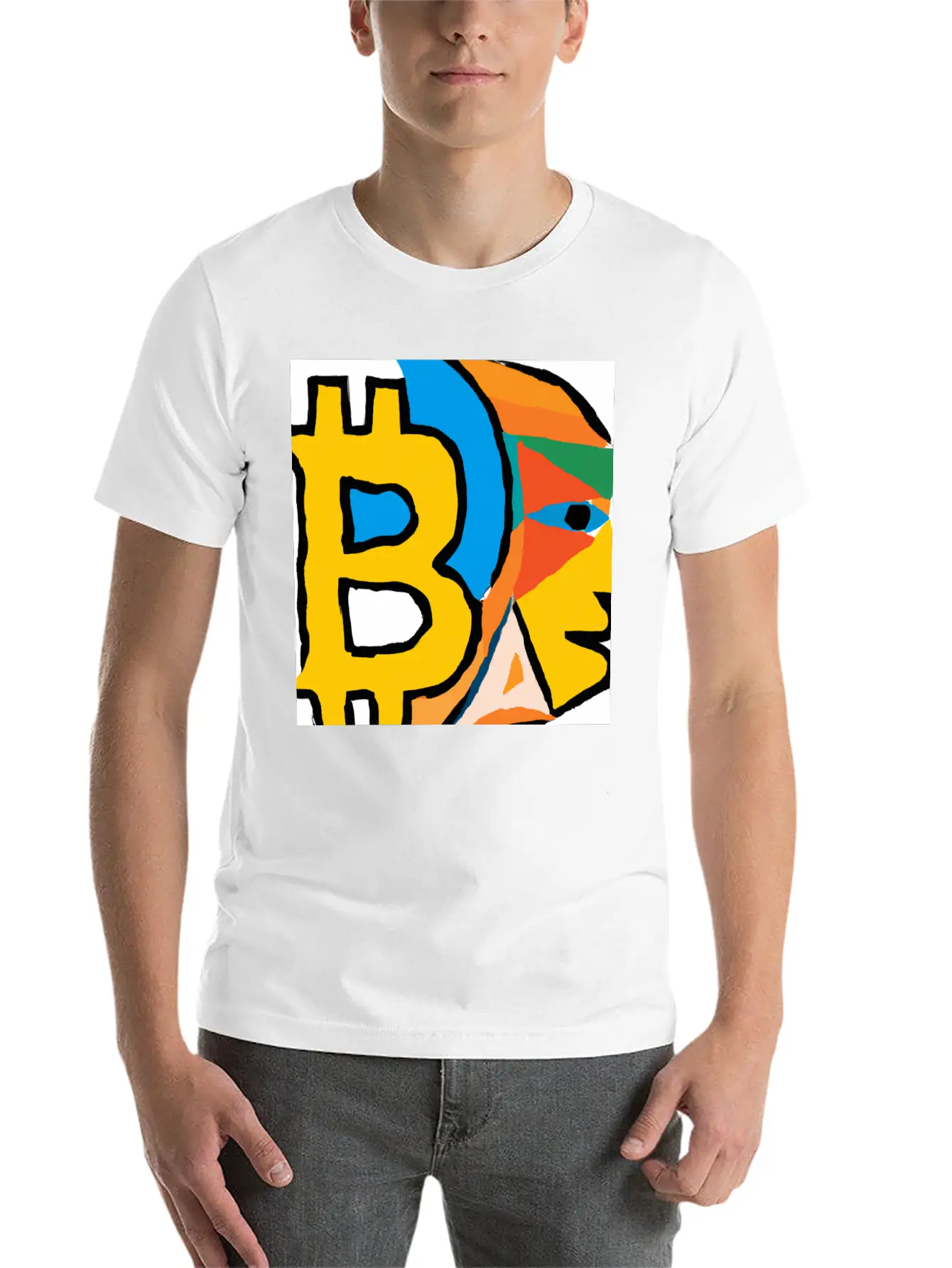 Bitcoin PCSS Stylish Everyday T-Shirt – Unisex Basic Cotton Tee