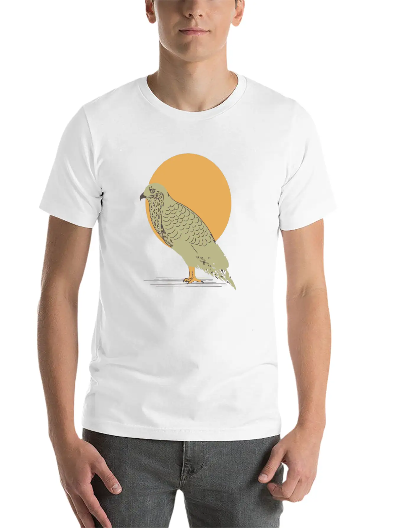 Brave Buzzard Stylish Everyday T-Shirt – Unisex Basic Cotton Tee
