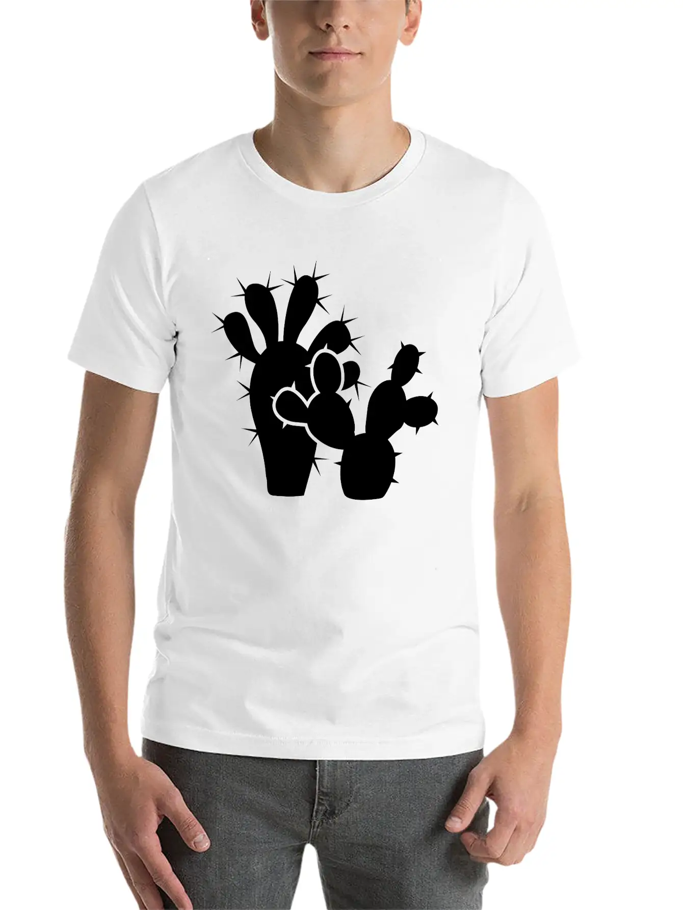 Cactus Stylish Everyday T-Shirt – Unisex Basic Cotton Tee