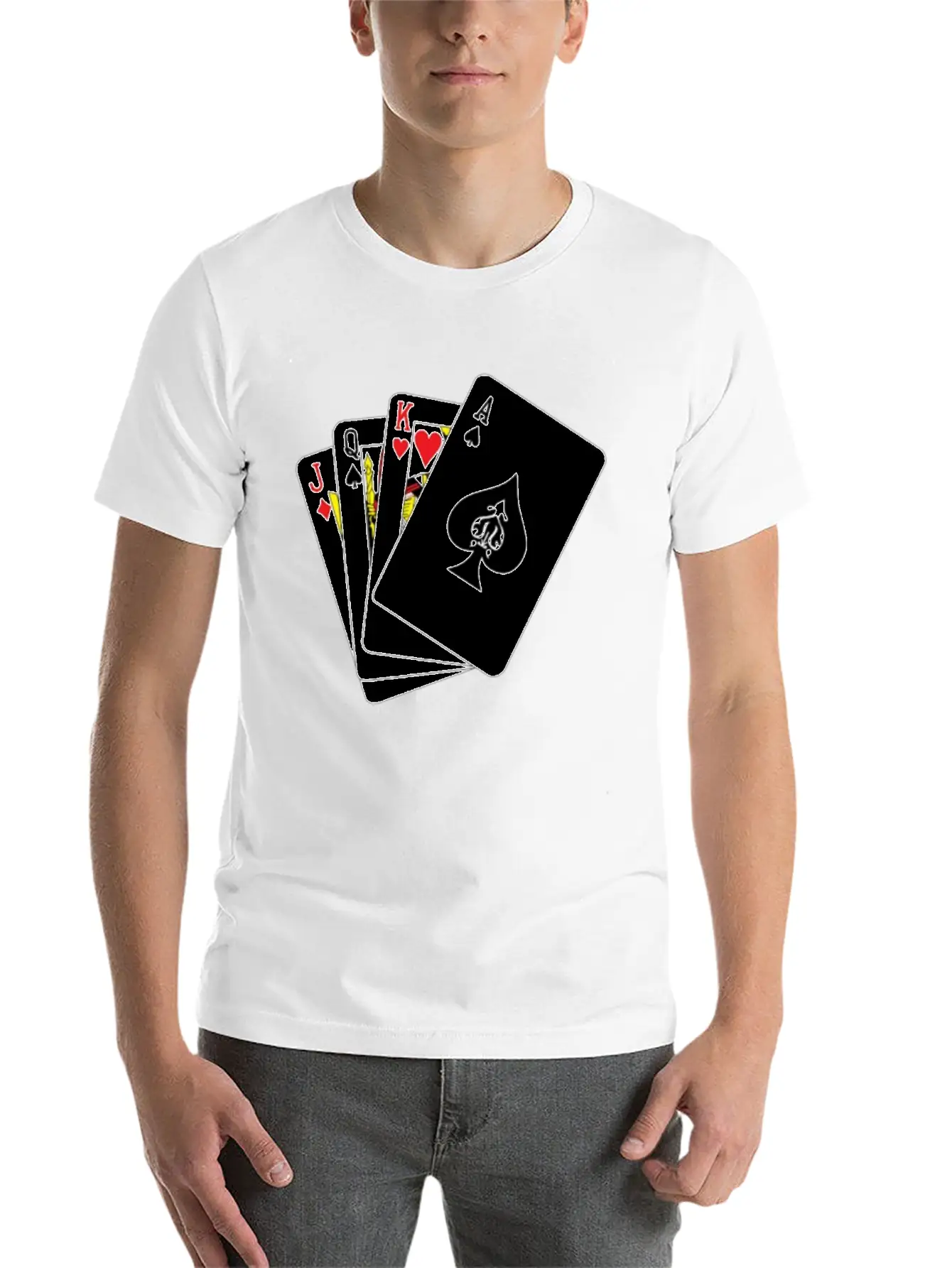 Carte Jeux Basic Graphic T-Shirt – Daily Comfort In Soft Cotton