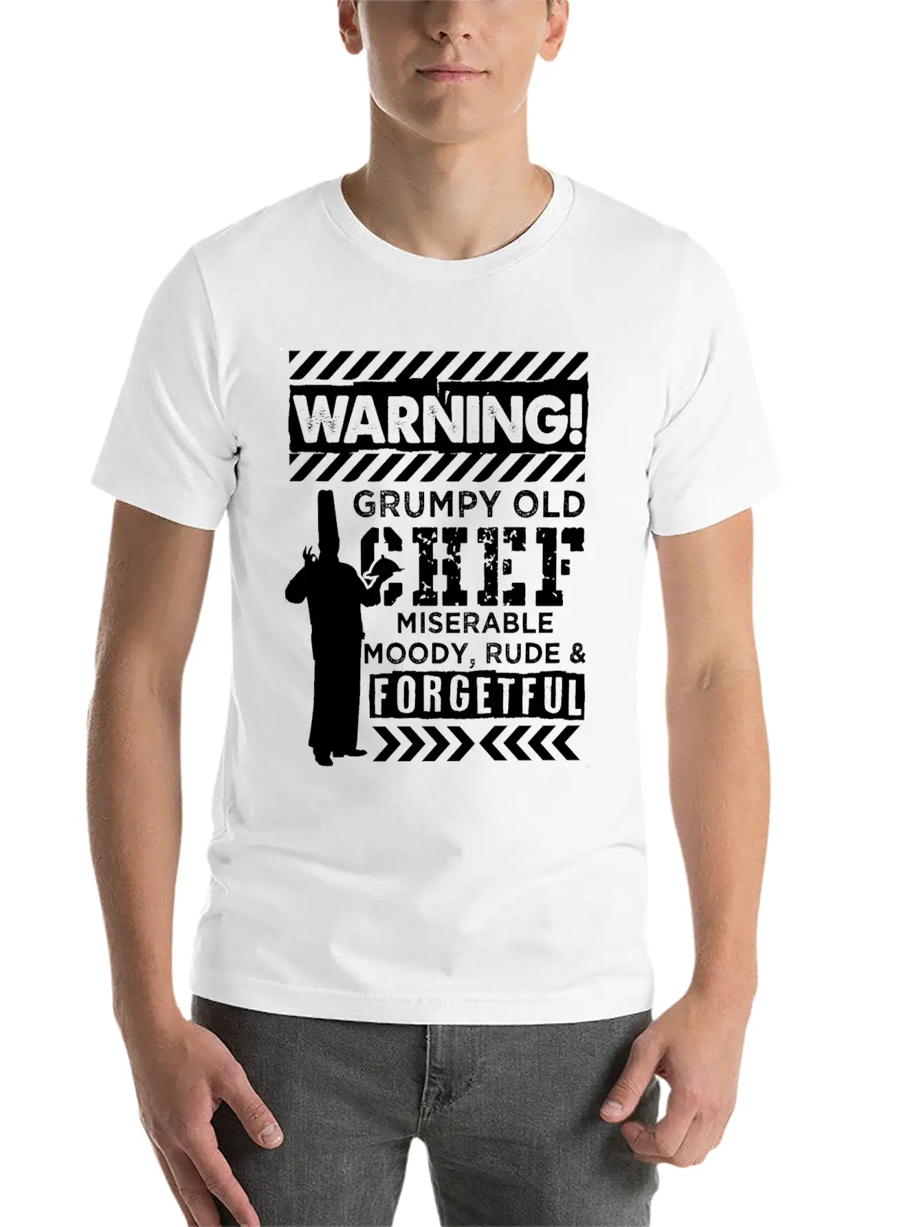 Chef Cooking Kitchen Gift Stylish Everyday T-Shirt – Unisex Basic Cotton Tee