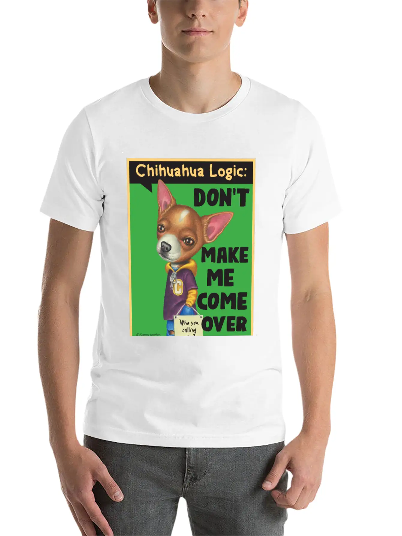 Chihuahua Logic Basic Graphic T-Shirt – Daily Comfort In Soft Cotton