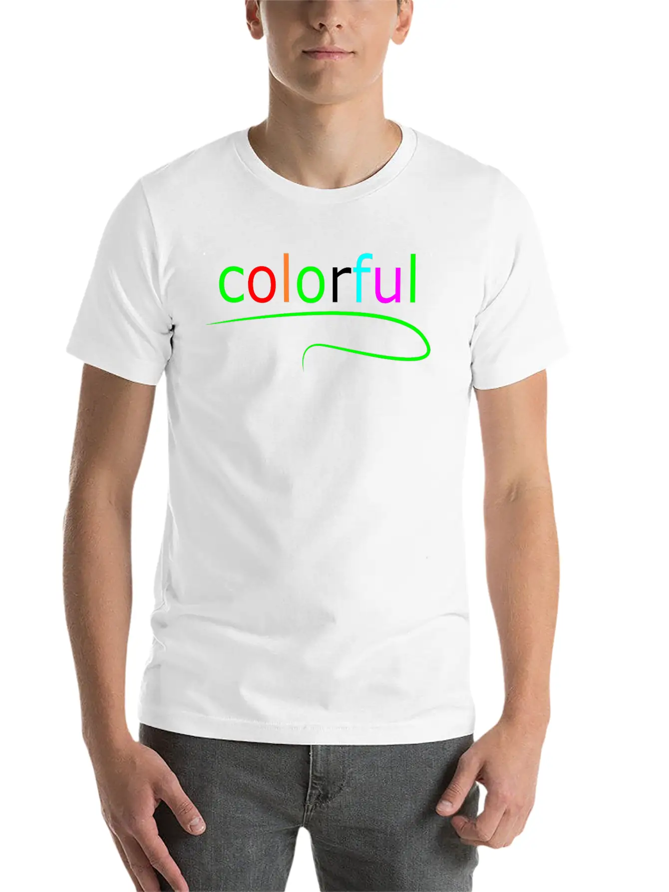 Colorful Basic Graphic T-Shirt – Daily Comfort In Soft Cotton