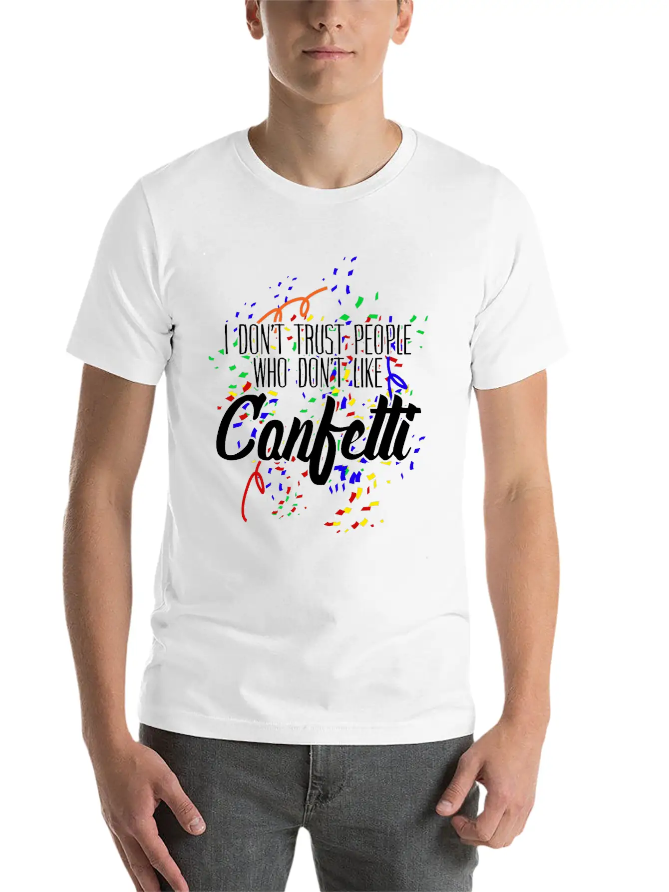 Confetti Party Carnival Carnival Basic Graphic T-Shirt – Daily Comfort In Soft Cotton