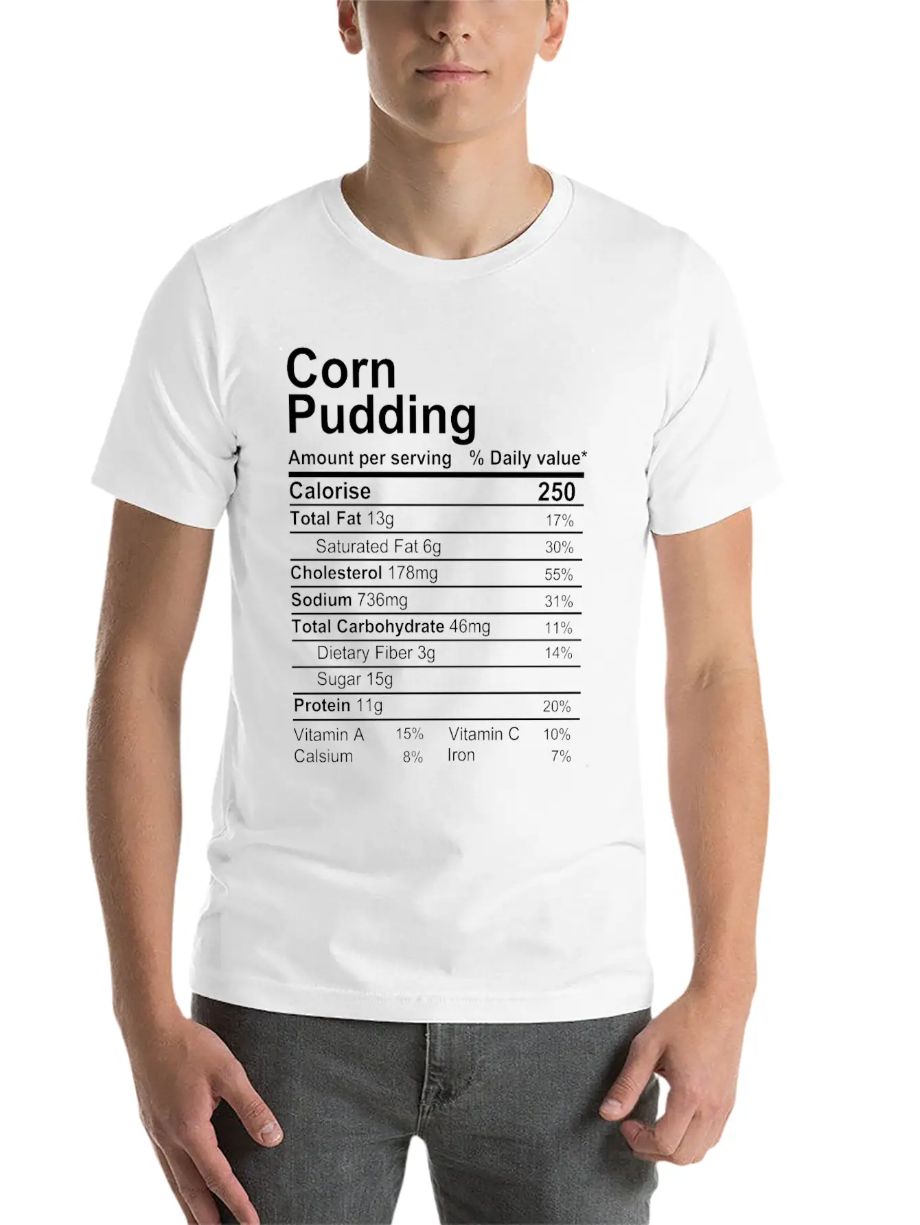 Corn Budding Basic Graphic T-Shirt – Daily Comfort In Soft Cotton