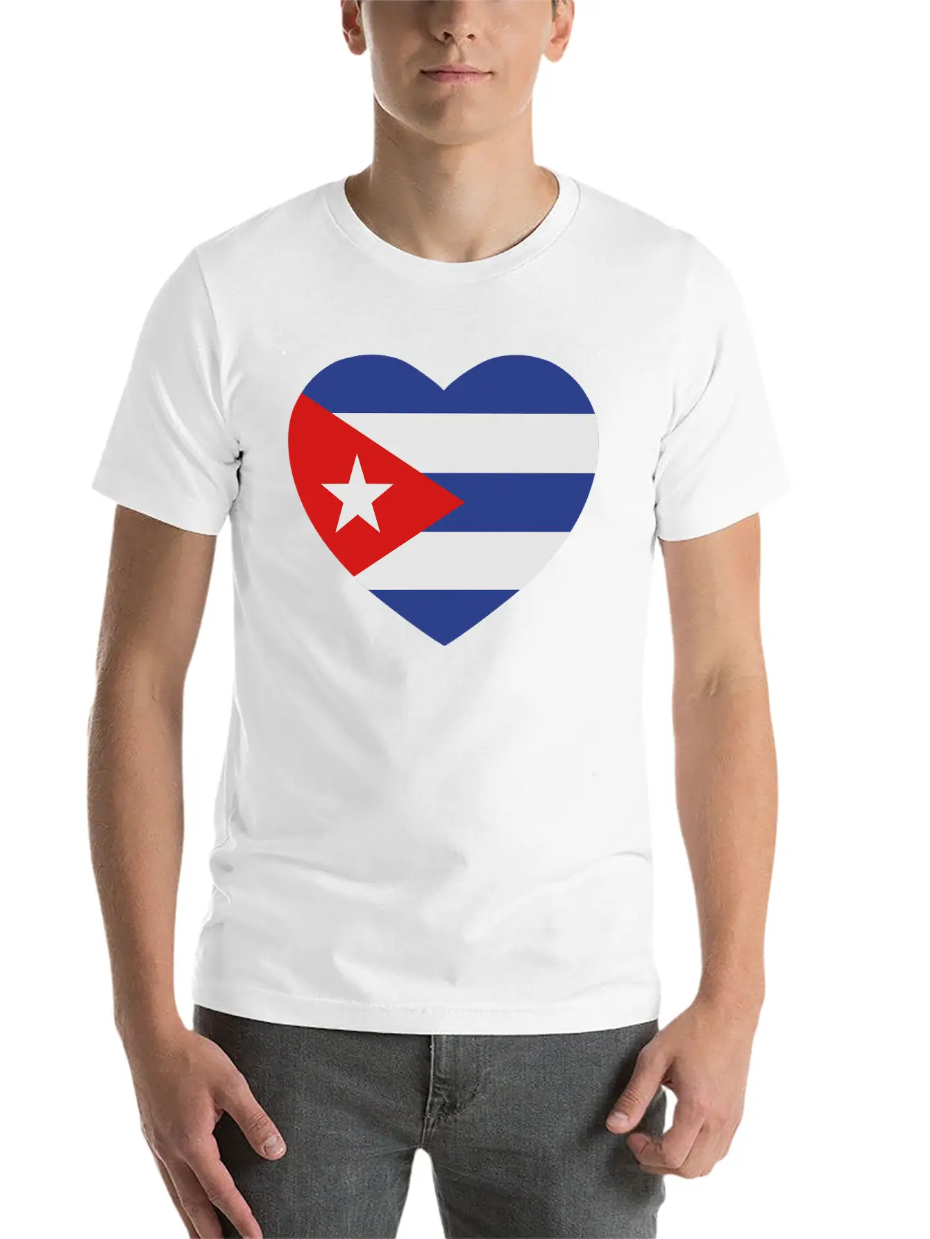 Cuban Heart Basic Graphic T-Shirt – Daily Comfort In Soft Cotton