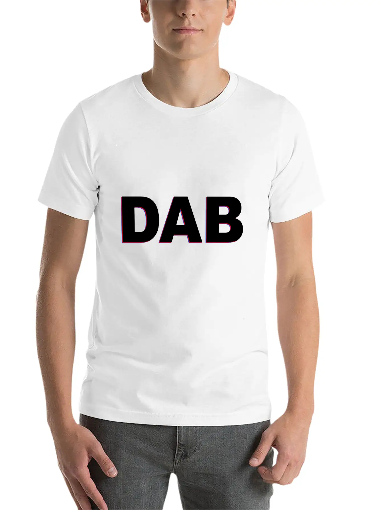 DAB DESIGN MODERN POPCULTURE Stylish Everyday T-Shirt – Unisex Basic Cotton Tee