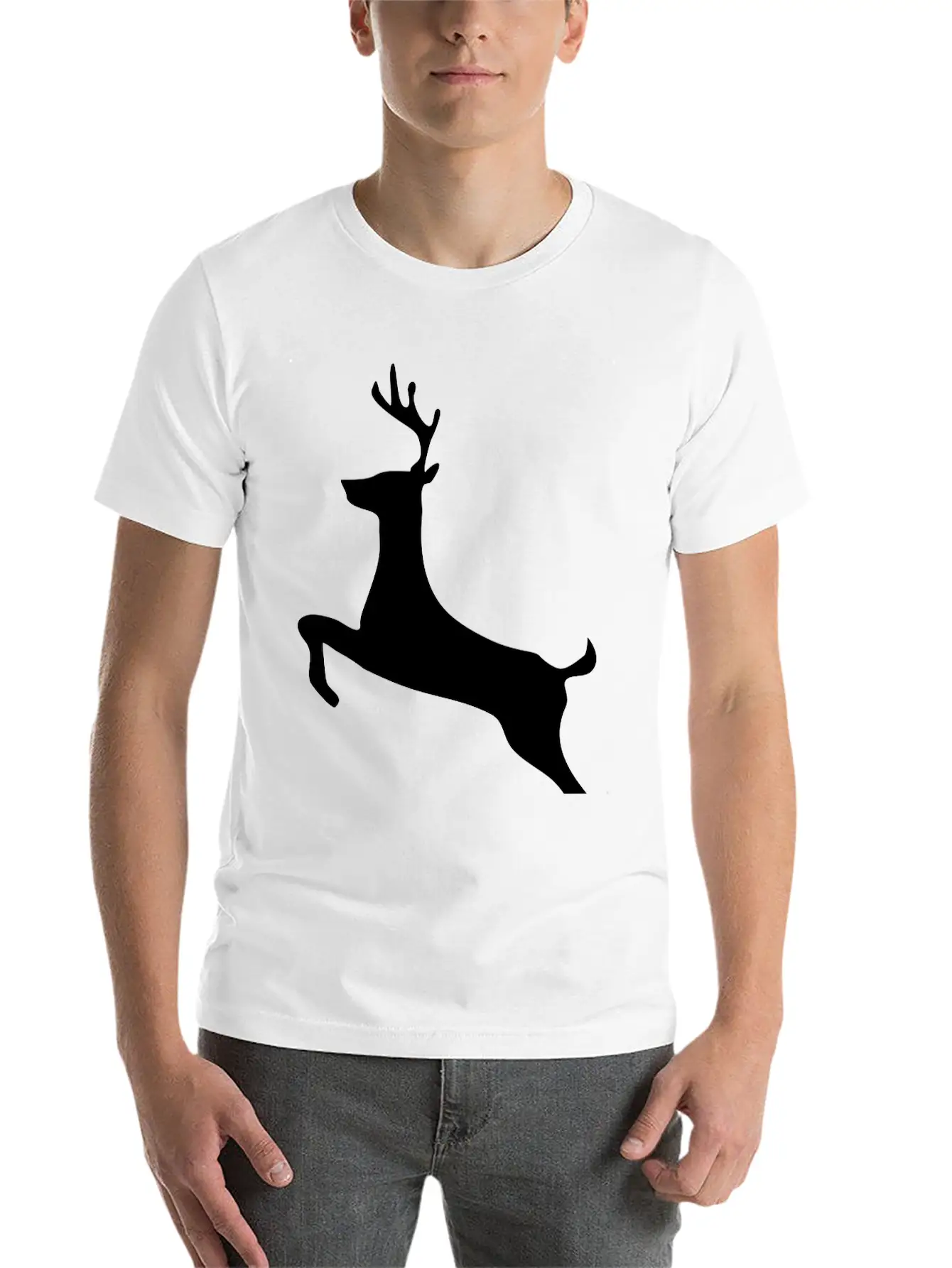 Deer Stylish Everyday T-Shirt – Unisex Basic Cotton Tee