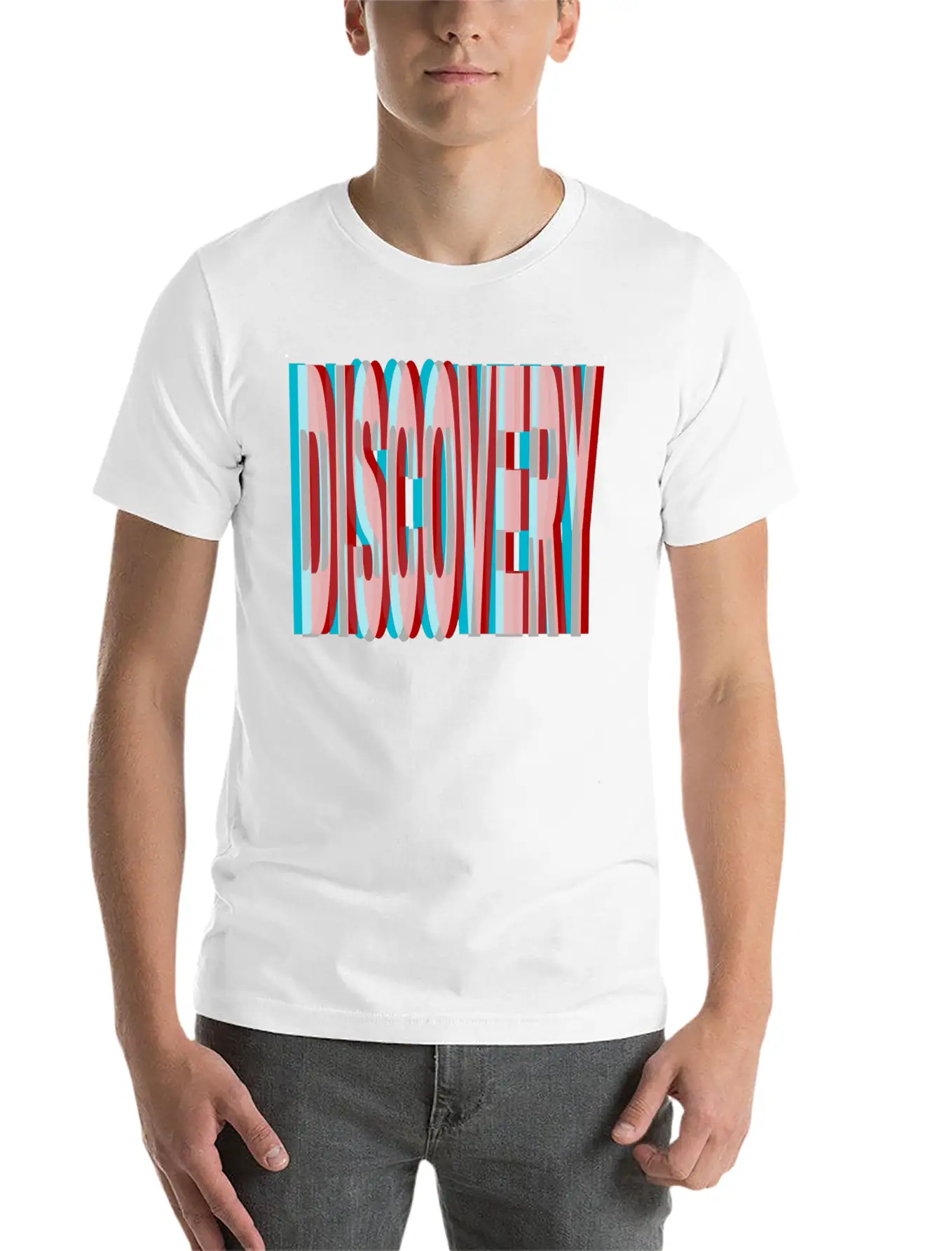 Discovery (3D Style) Basic Graphic T-Shirt – Daily Comfort In Soft Cotton