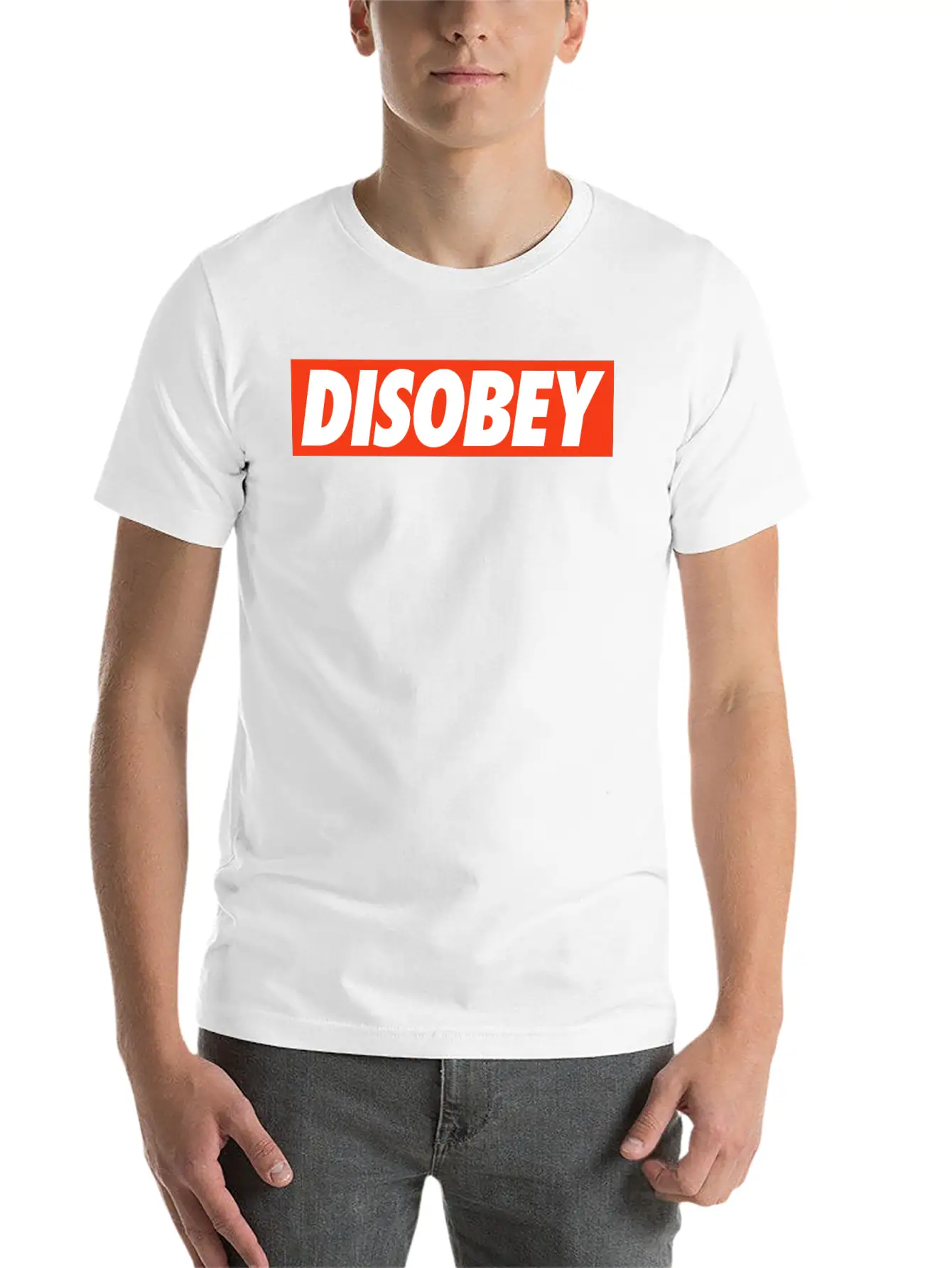 Disobey Stylish Everyday T-Shirt – Unisex Basic Cotton Tee