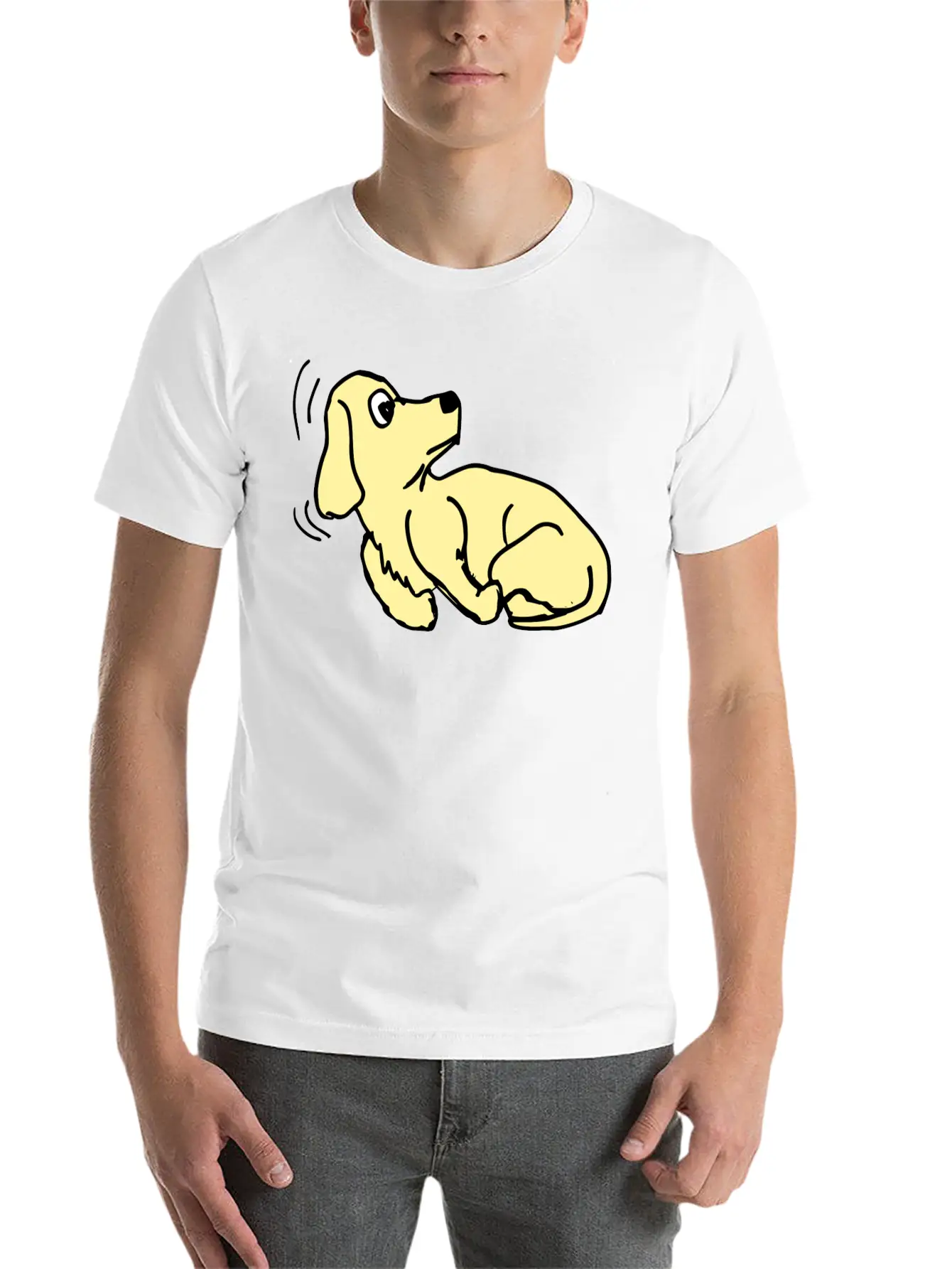 Dog215 Casual Graphic T-Shirt – Simple And Comfortable Daily Wear