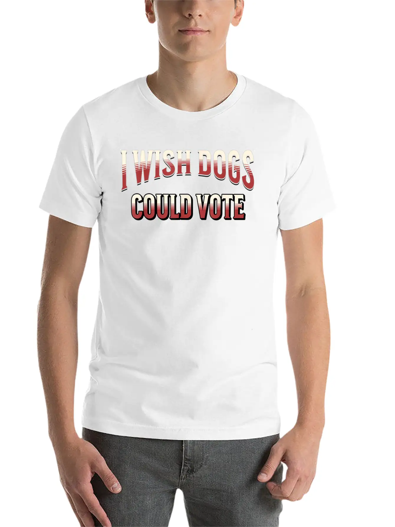 Dogs Vote Politics President Election Basic Graphic T-Shirt – Daily Comfort In Soft Cotton