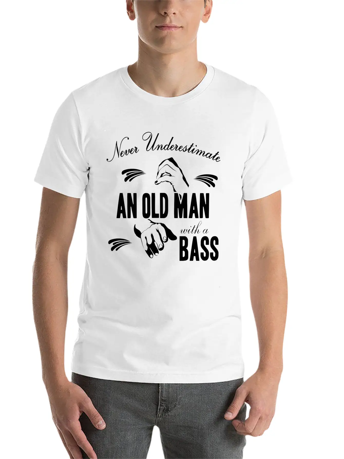 Double Bass Stylish Everyday T-Shirt – Unisex Basic Cotton Tee