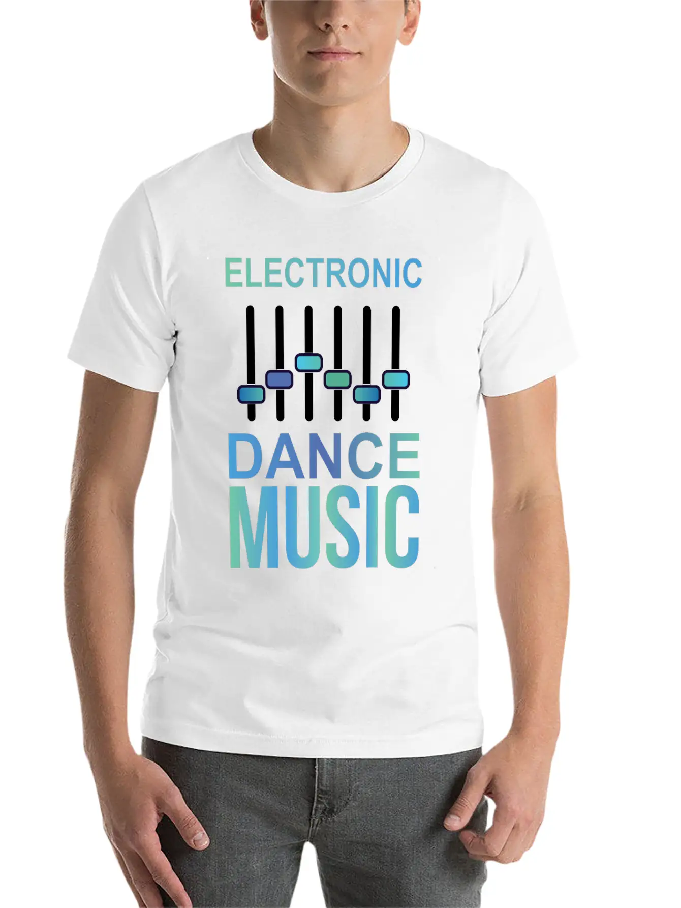 EDM Electronic Dance Music Electro Techno Gift Stylish Everyday T-Shirt – Unisex Basic Cotton Tee