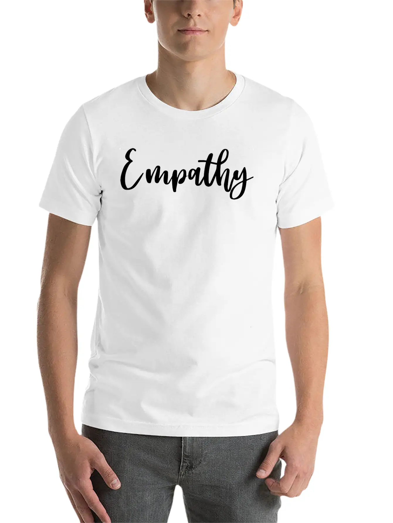 EMPATHY Basic Graphic T-Shirt – Daily Comfort In Soft Cotton
