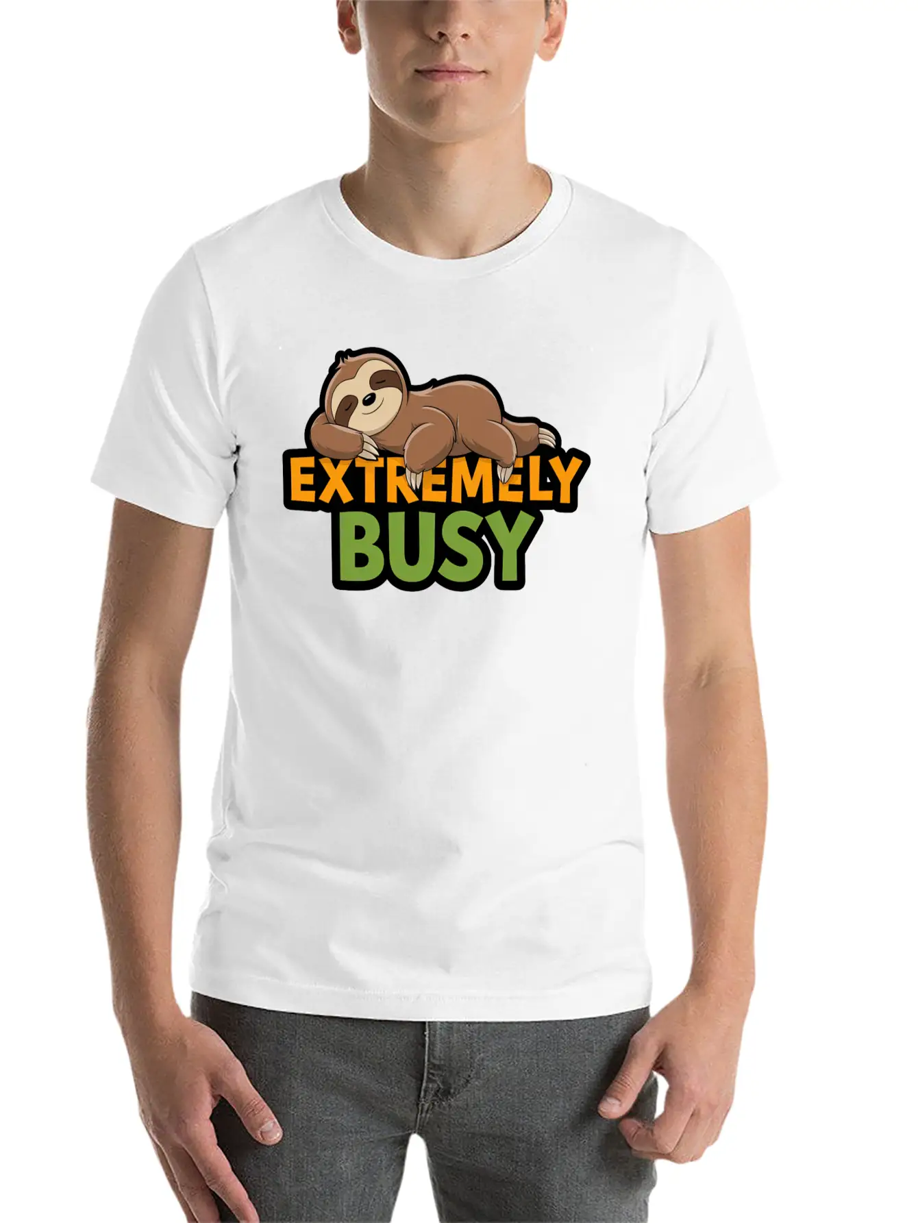 Extremely Busy Stylish Everyday T-Shirt – Unisex Basic Cotton Tee
