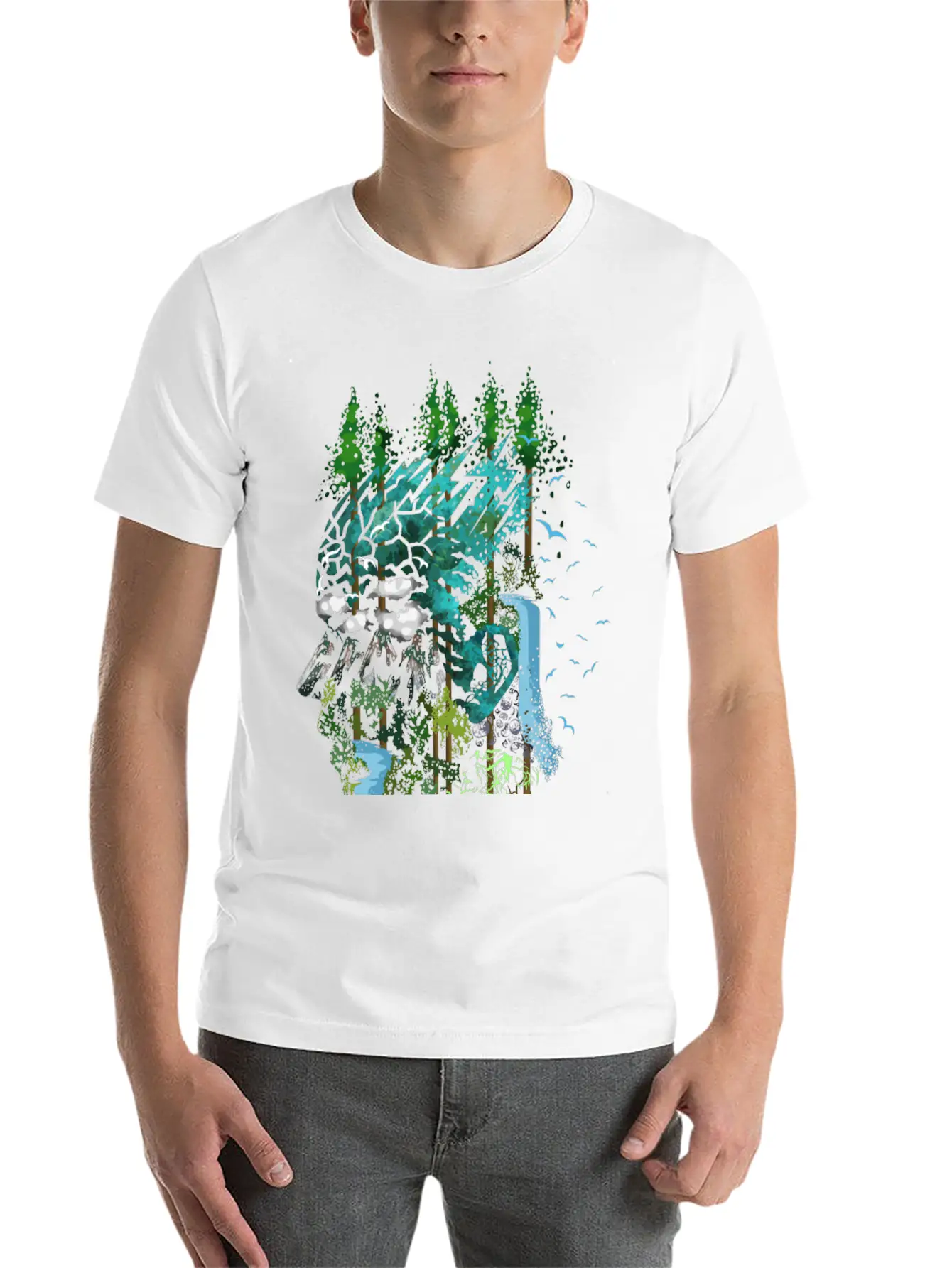 Father Earth Stylish Everyday T-Shirt – Unisex Basic Cotton Tee