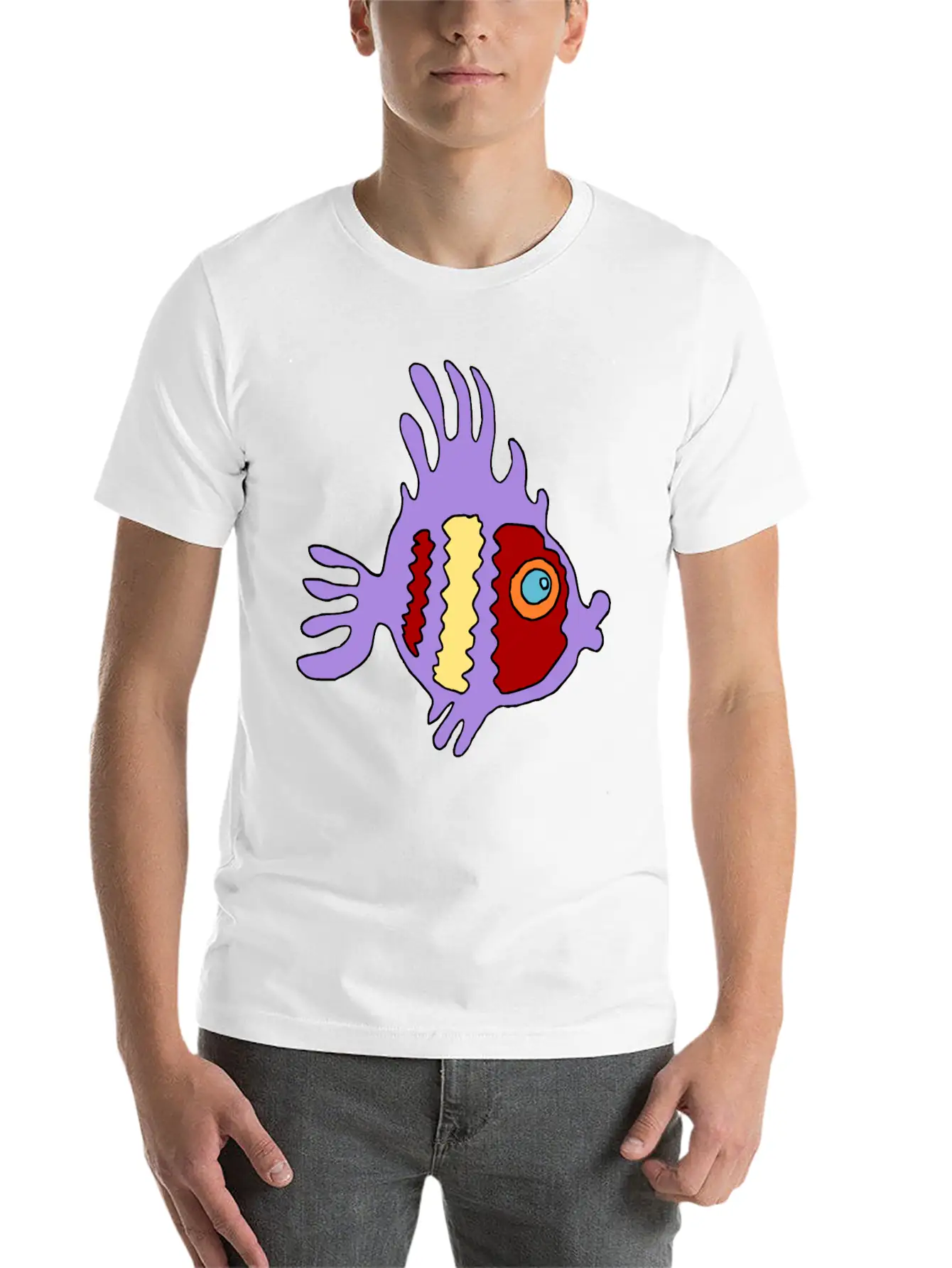 Fish No. 5 Stylish Everyday T-Shirt – Unisex Basic Cotton Tee