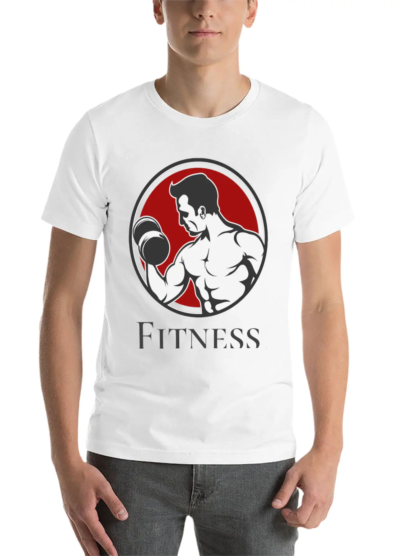 Fitness And Health Unisex Casual T-Shirt – Clean Design For Daily Comfort