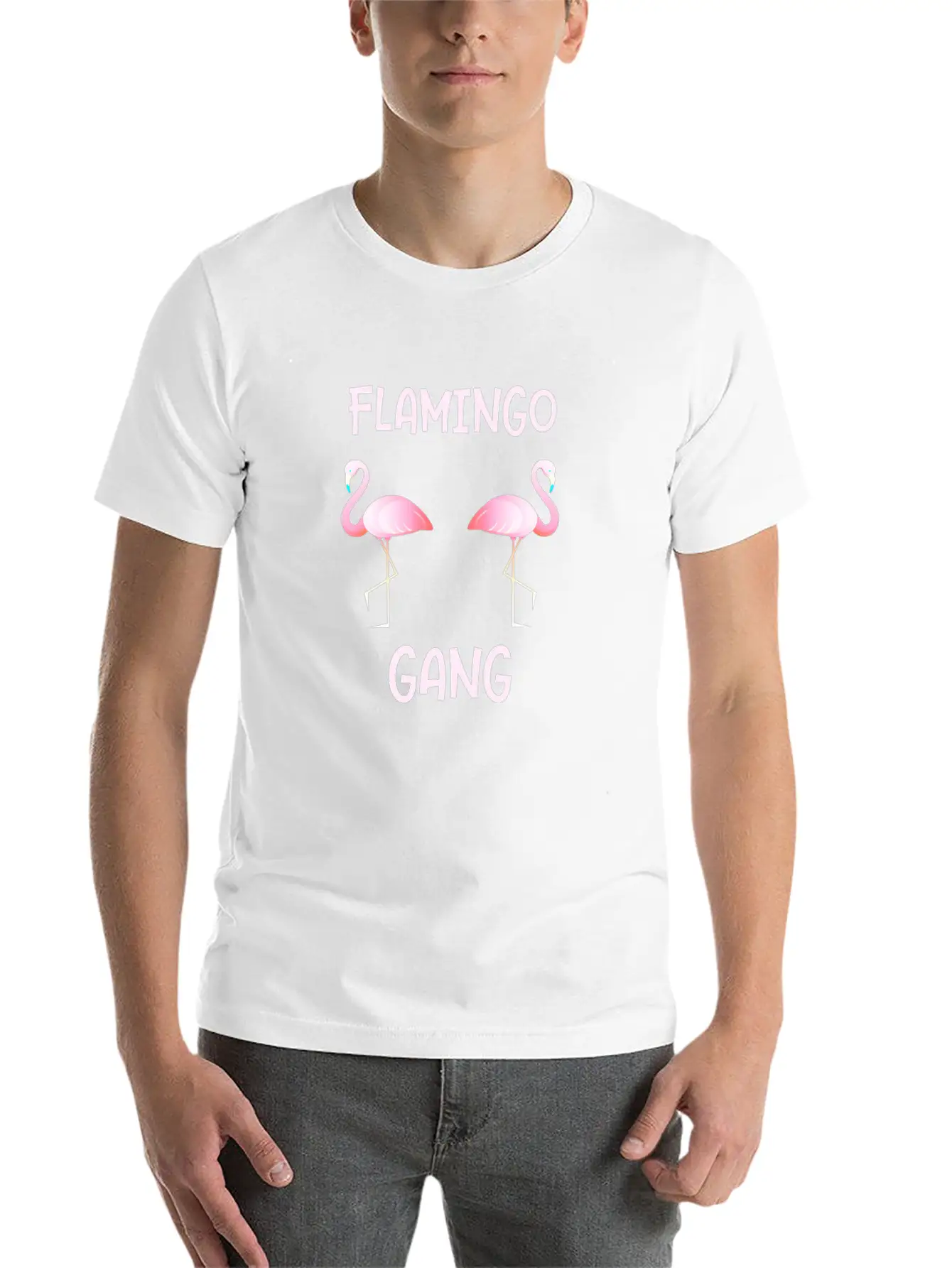 Flamingo Gang As A Gift Flamingos Flamingogear Relaxed Everyday Tee – Lightweight And Durable Cotton