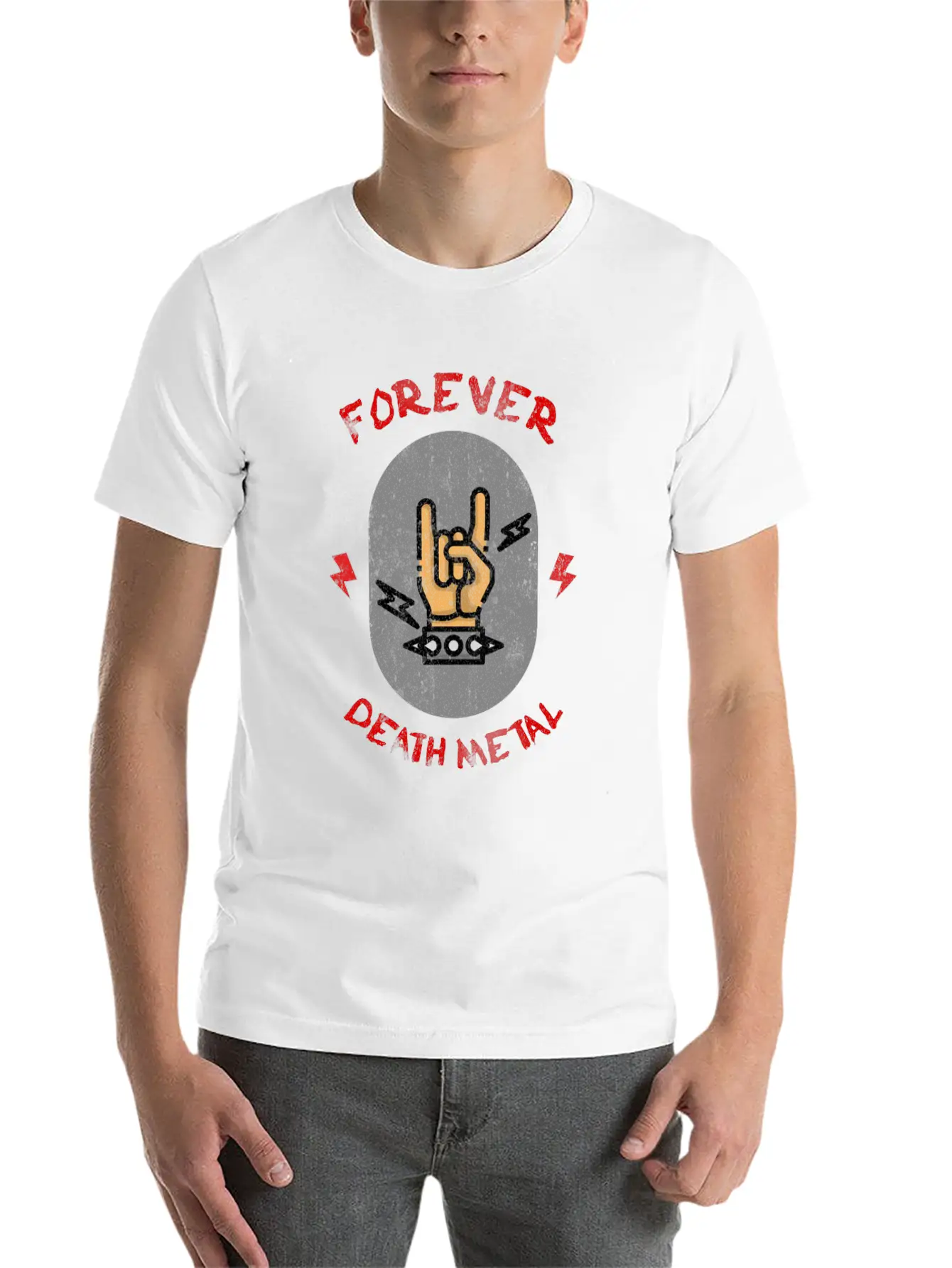 Forever Death Metal Stylish Everyday T-Shirt – Unisex Basic Cotton Tee