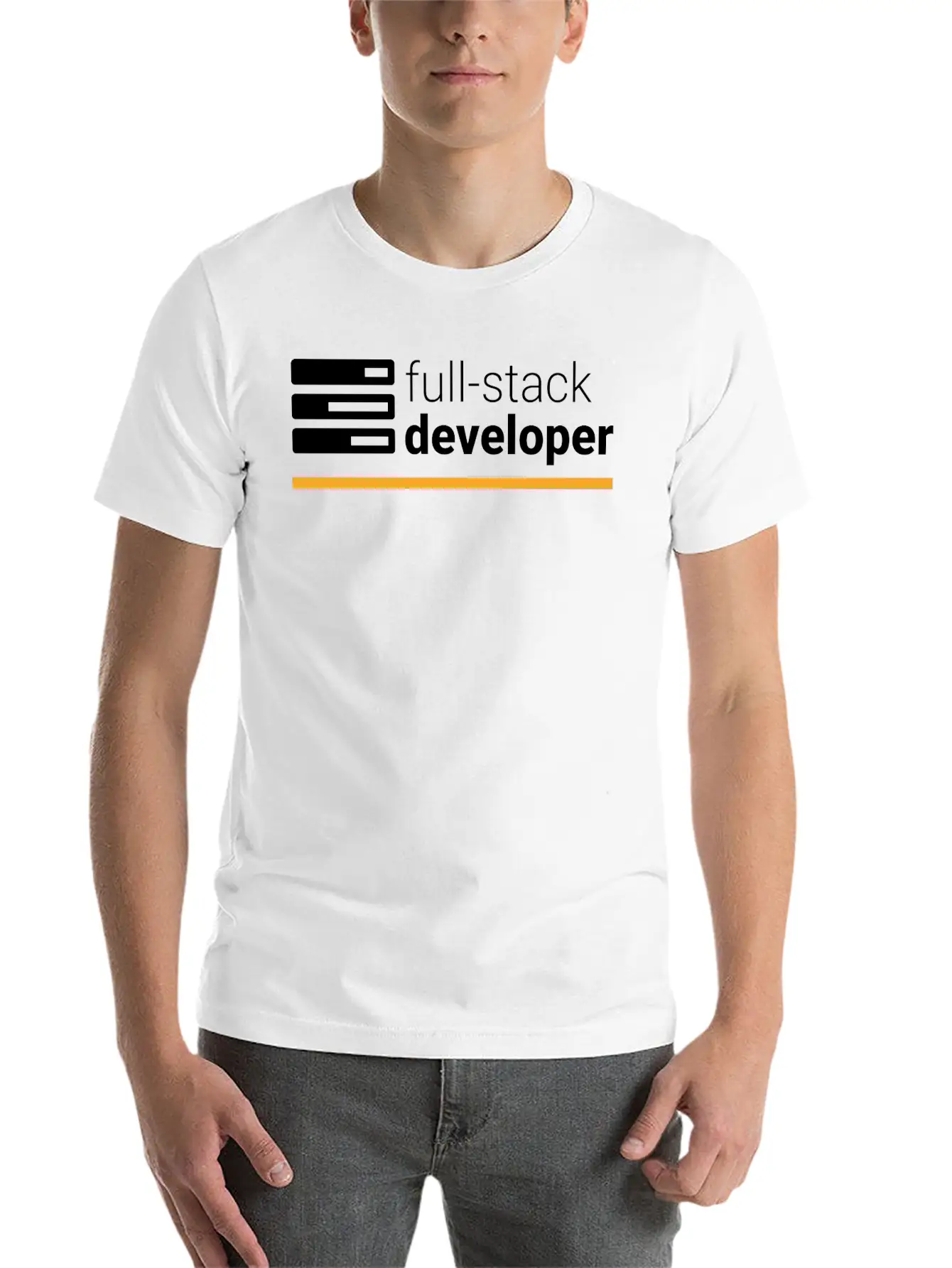 Full Stack Developer T Shirt Casual Graphic T-Shirt – Simple And Comfortable Daily Wear