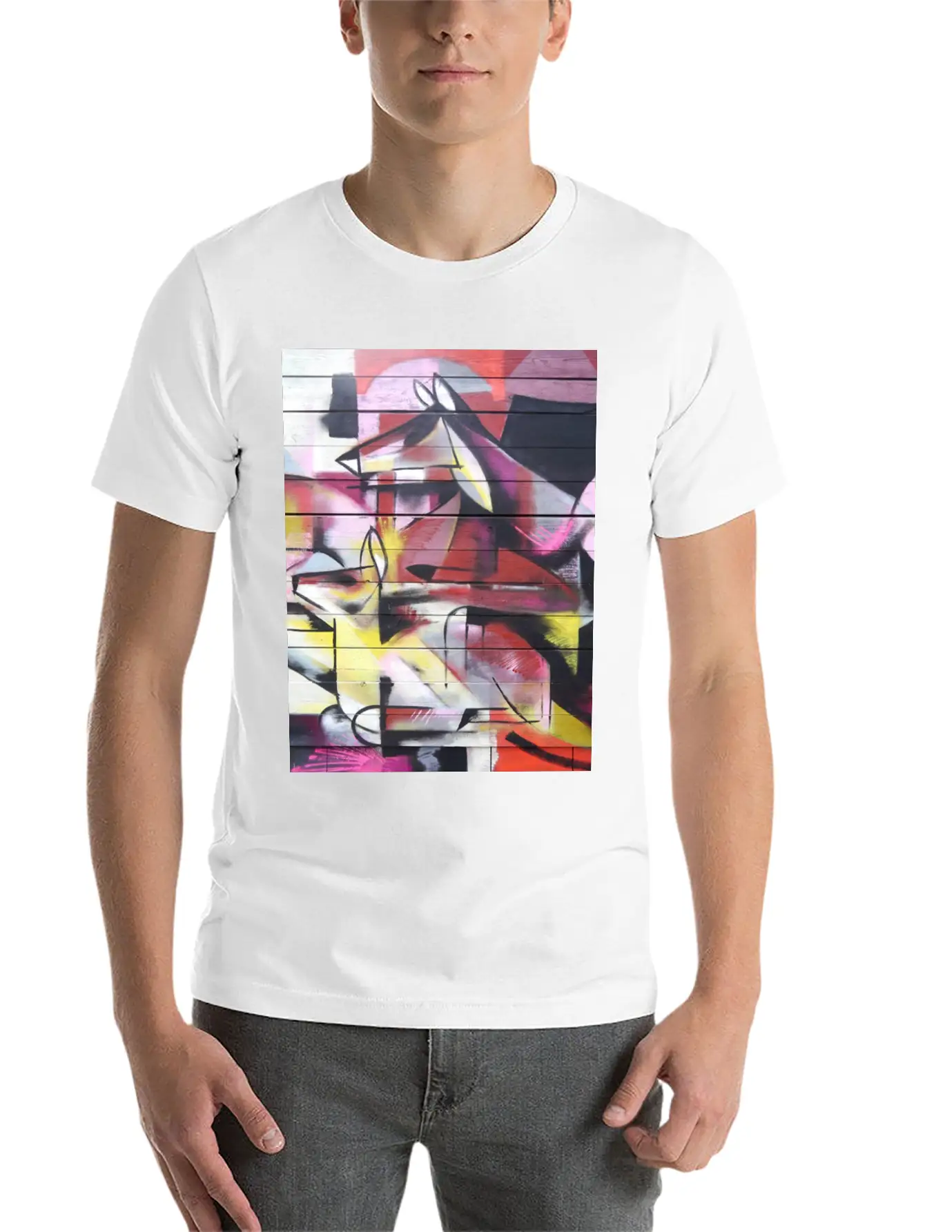 Funky Deer Stylish Everyday T-Shirt – Unisex Basic Cotton Tee