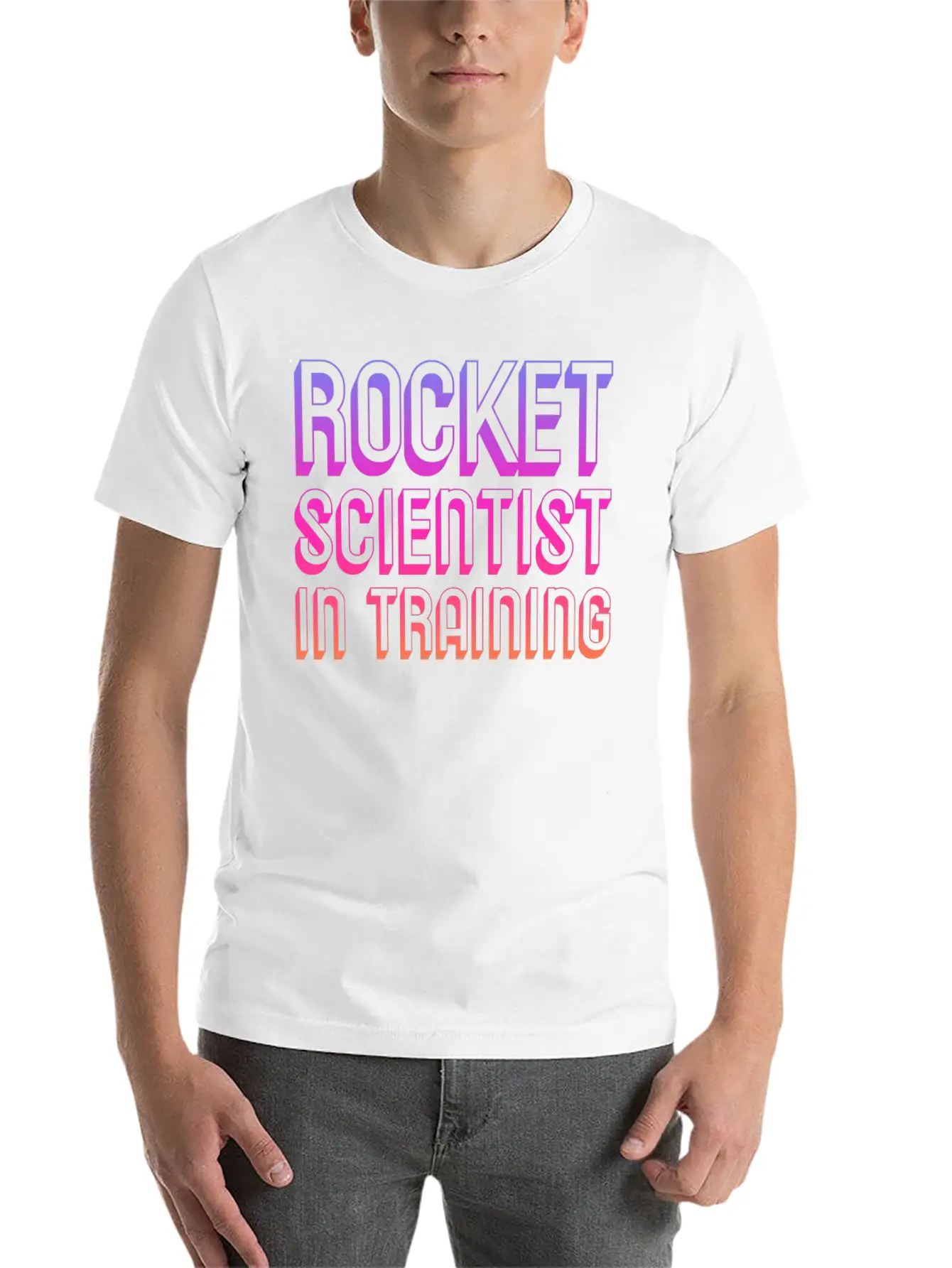 Future Rocket Scientist In Training Aero Outer Spa Stylish Everyday T-Shirt – Unisex Basic Cotton Tee