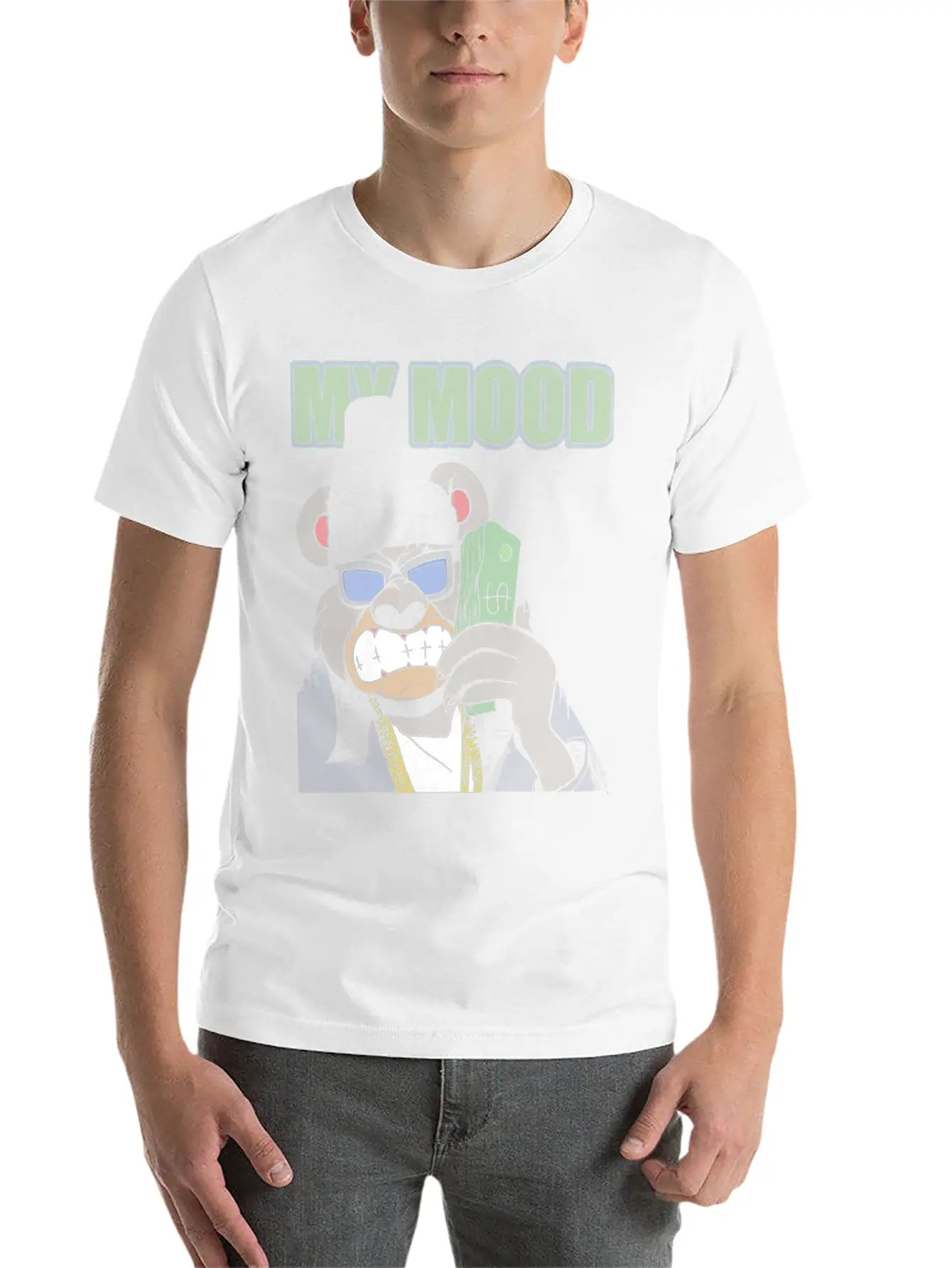 G BOOZ My Mood Stylish Everyday T-Shirt – Unisex Basic Cotton Tee