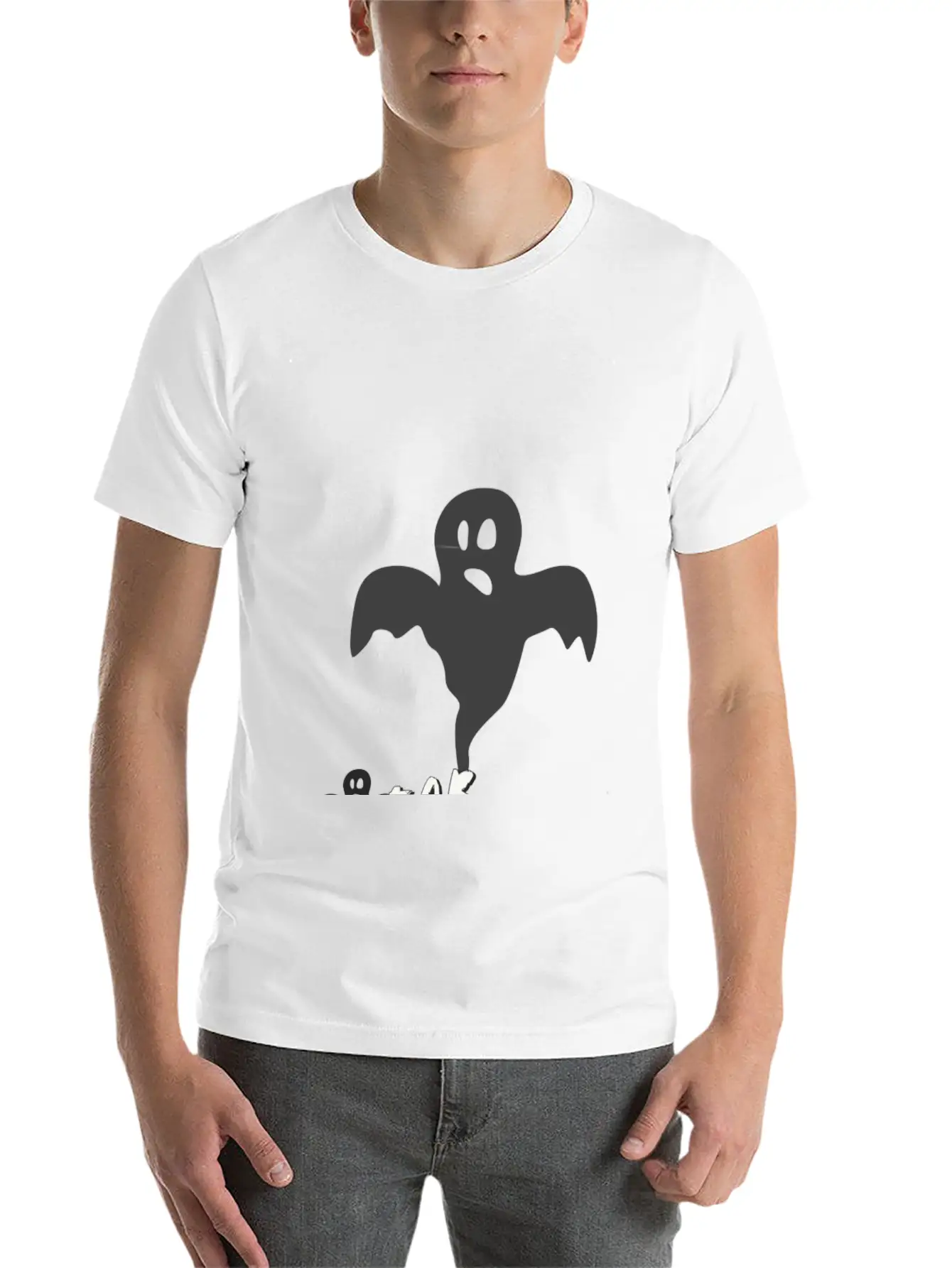 Ghost Fearless Basic Graphic T-Shirt – Daily Comfort In Soft Cotton