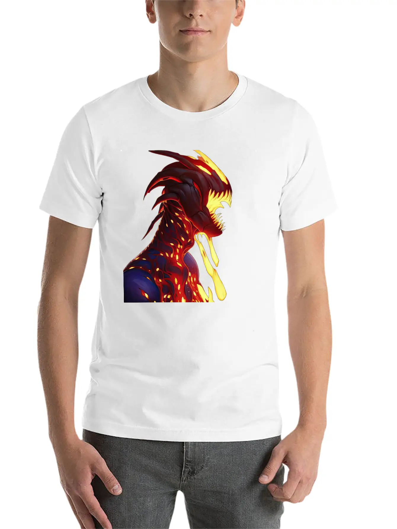 Glow Monster 4 Stylish Everyday T-Shirt – Unisex Basic Cotton Tee