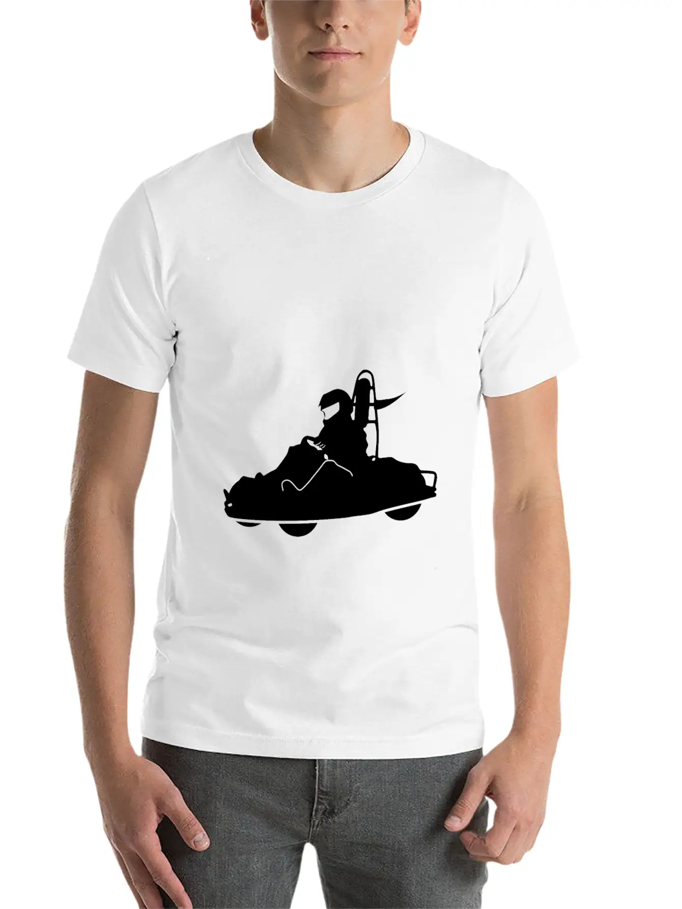 Go Cart Stylish Everyday T-Shirt – Unisex Basic Cotton Tee