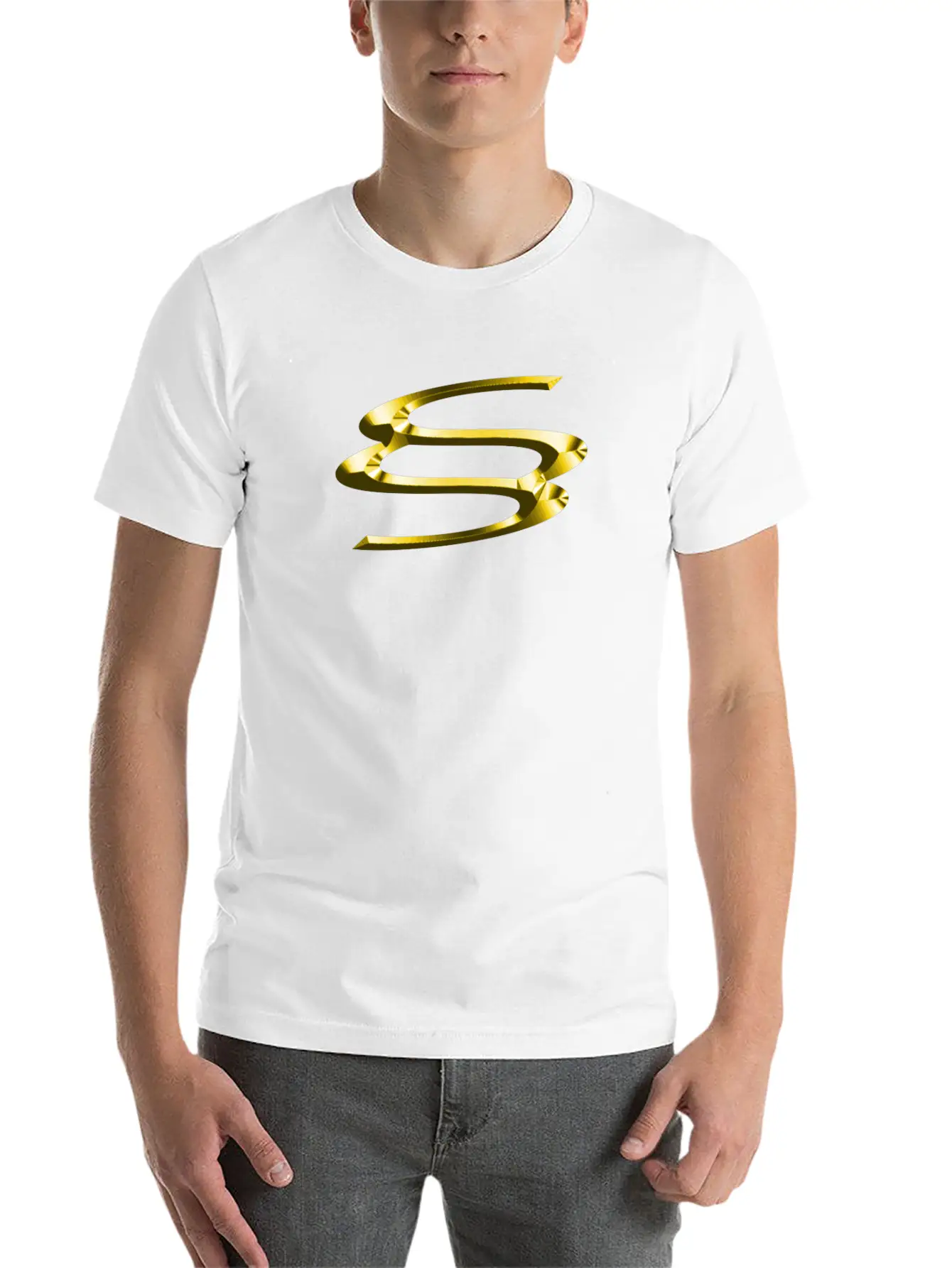 GOLD Stylish Everyday T-Shirt – Unisex Basic Cotton Tee