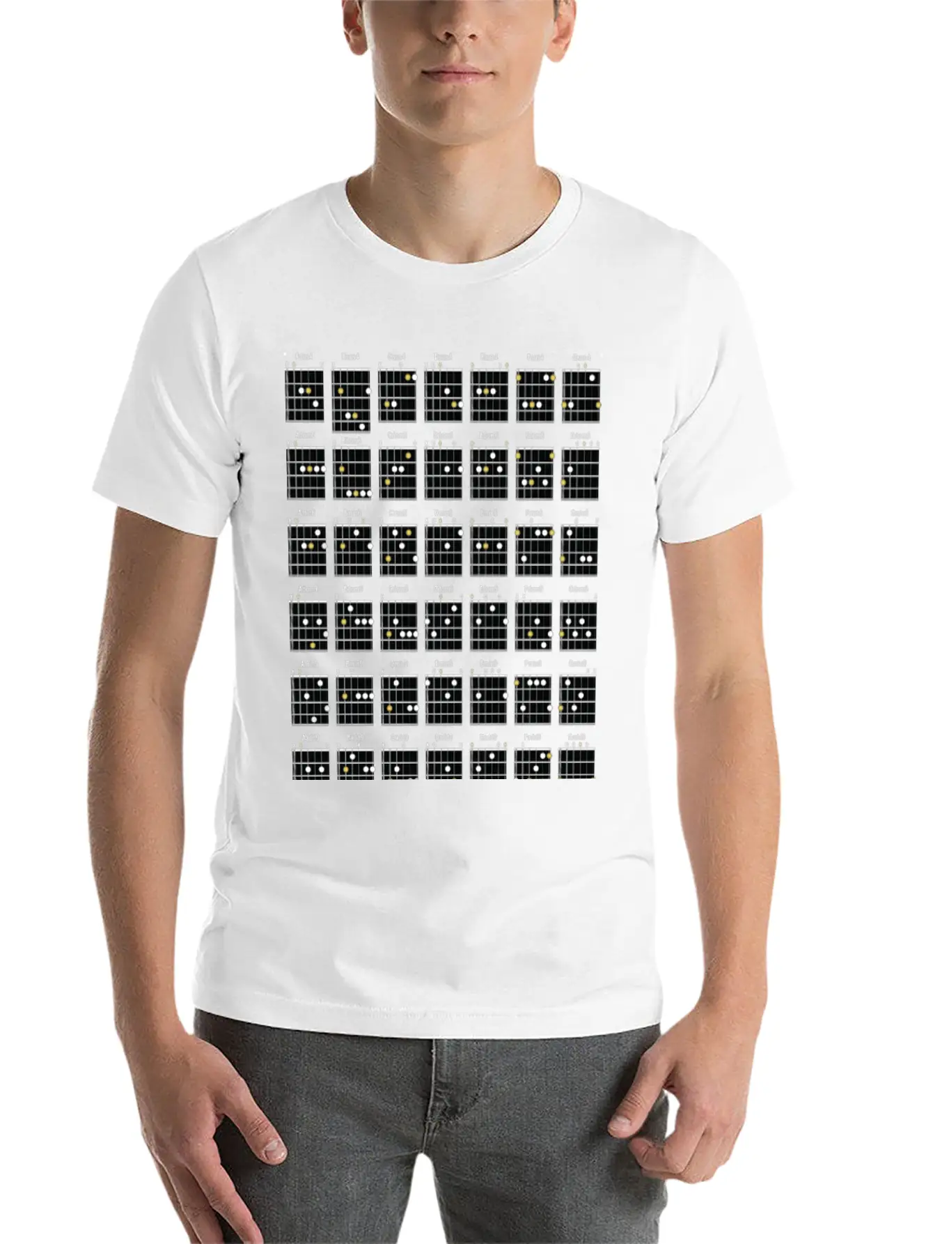 Guitar Chords Basic Graphic T-Shirt – Daily Comfort In Soft Cotton