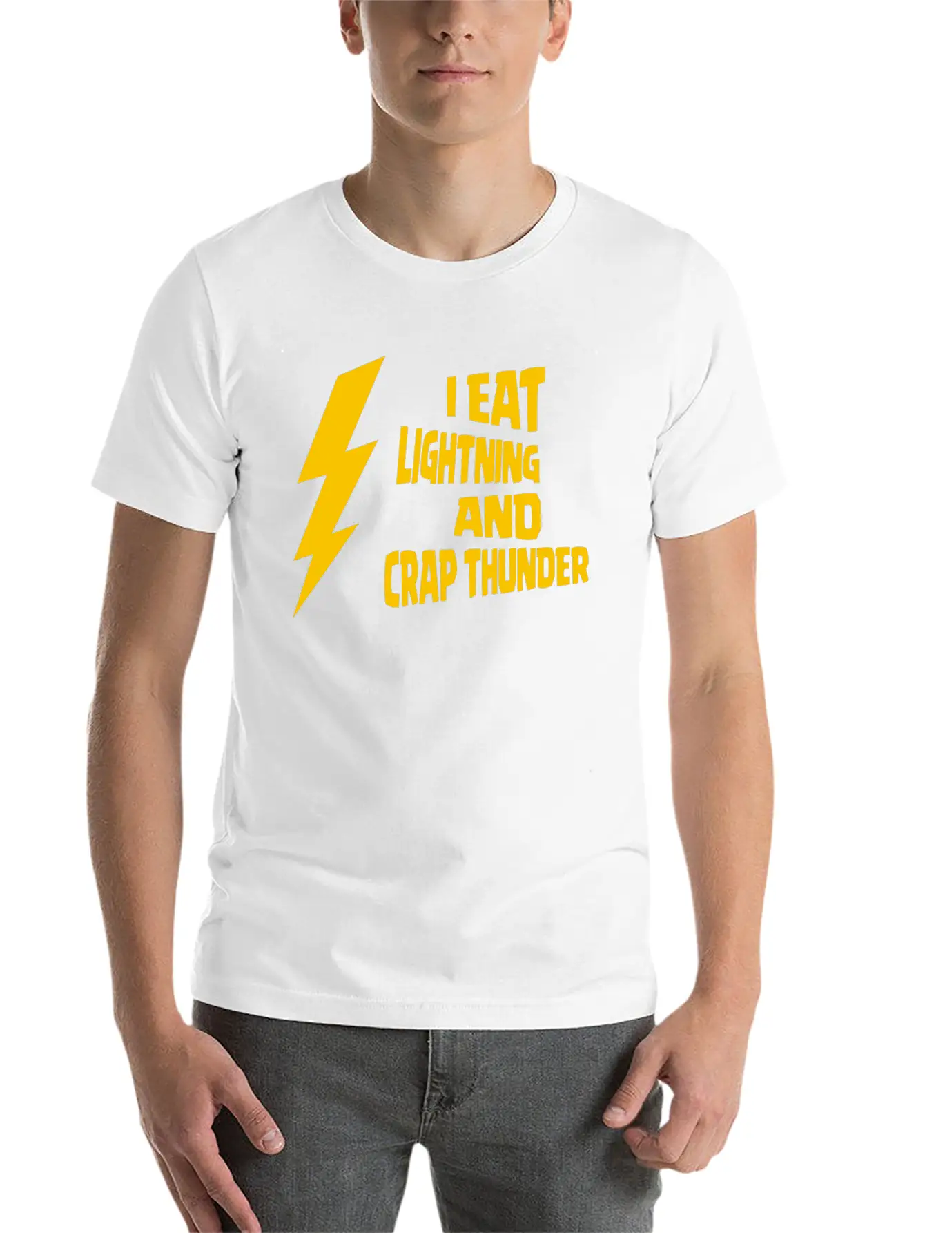 I Eat Lightning And Crap Thunder Relaxed Everyday Tee – Lightweight And Durable Cotton